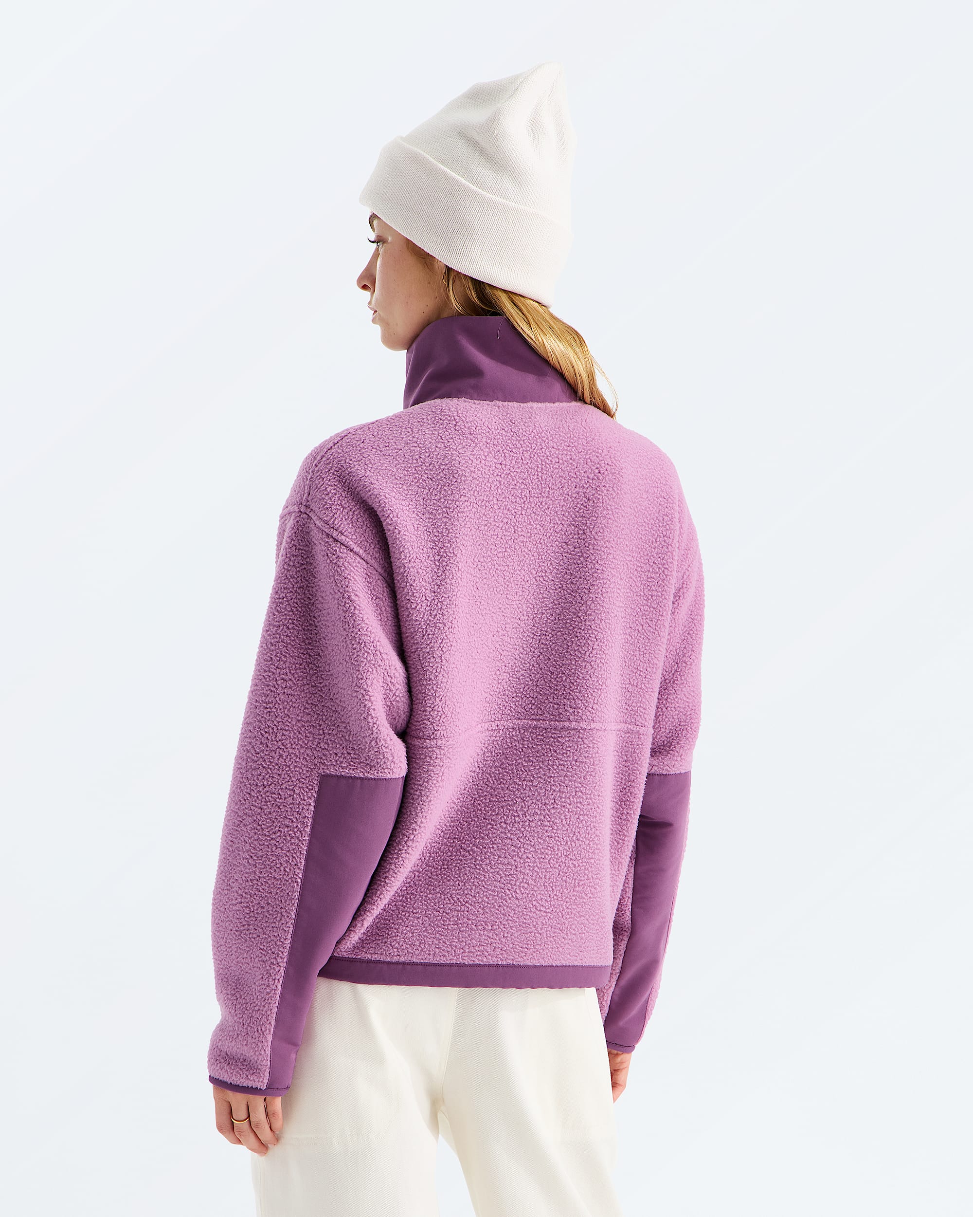 Womens Yumiori Off Peak FullZip Jacket TNF BACK