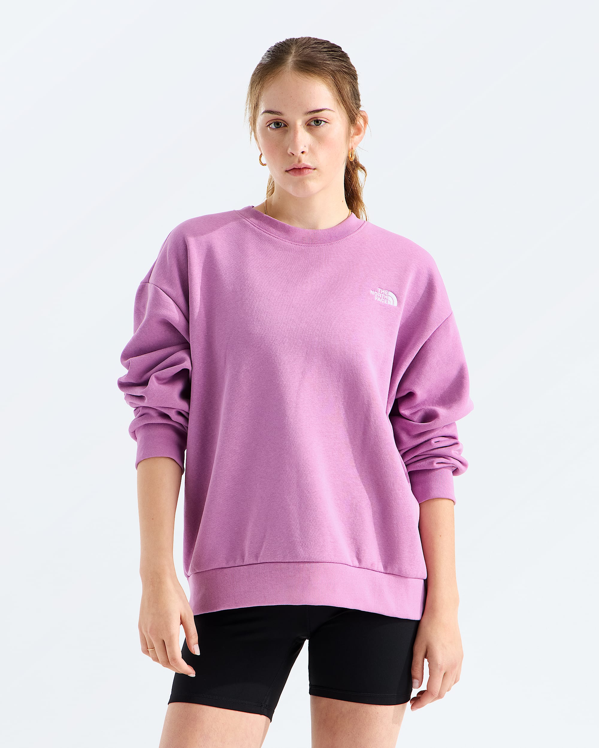 Chandail ras du cou surdimensionn Evolution Simple Dome pour femmes TNF HERO