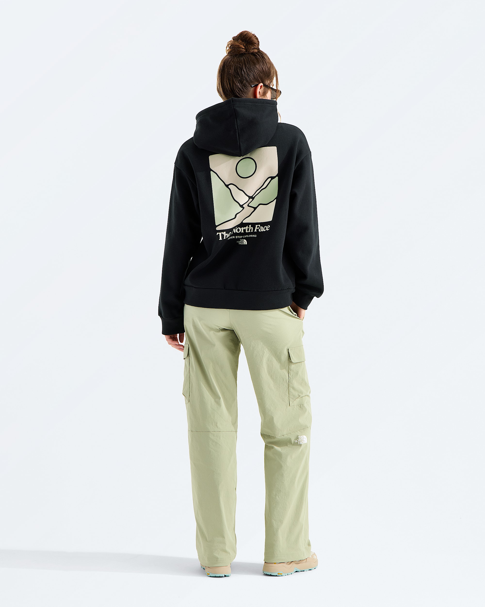 Womens Evolution Monte Oversize Hoodie TNF HERO2