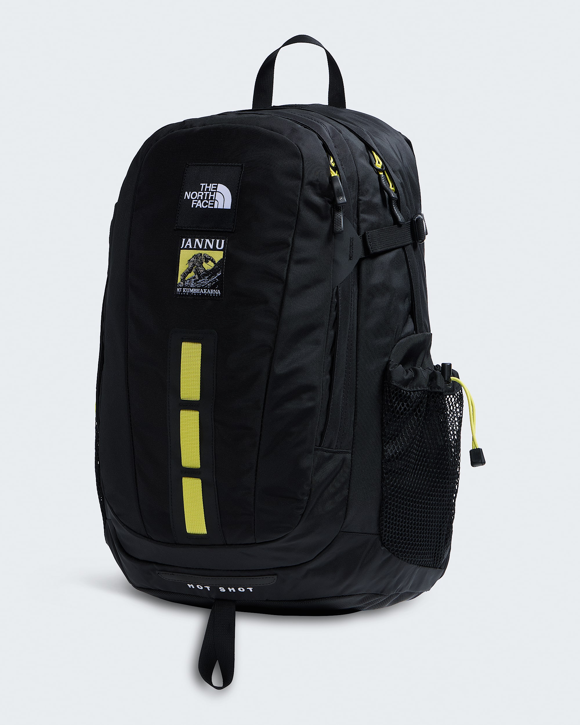 mens north face hot shot backpack The SE Summit Gold/TNF Black intuitive organisation The North Face Base Camp