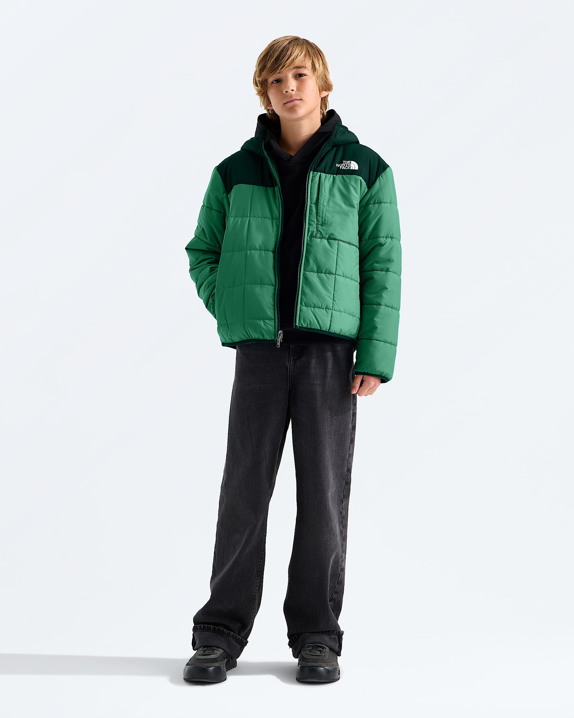 Boys Reversible Shasta FullZip Hooded Jacket TNF HERO2