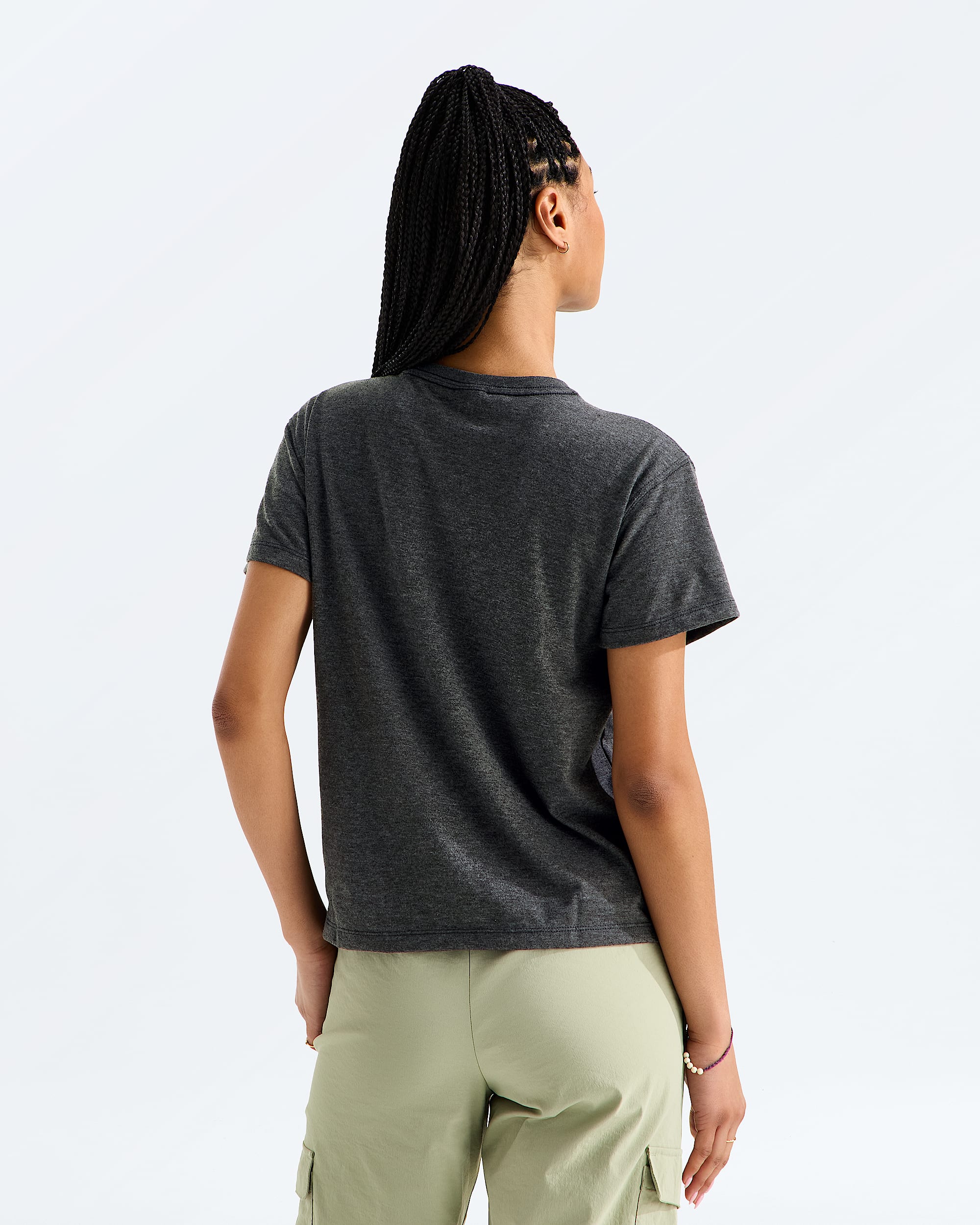 Womens TriBlend ShortSleeve Pocket Tee TNF BACK