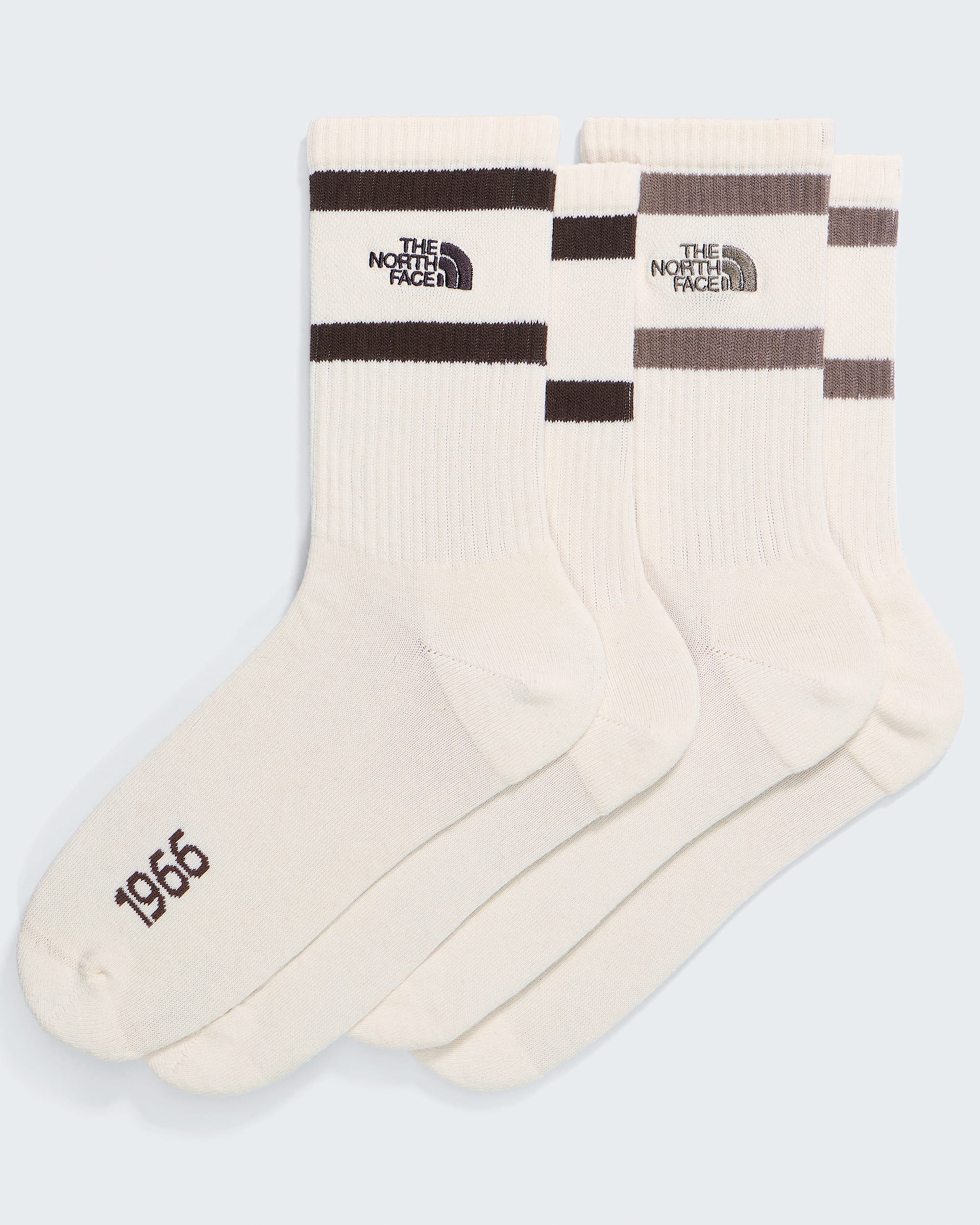 Everyday Crew Heritage Stripe Socks2P TNF HERO - 1