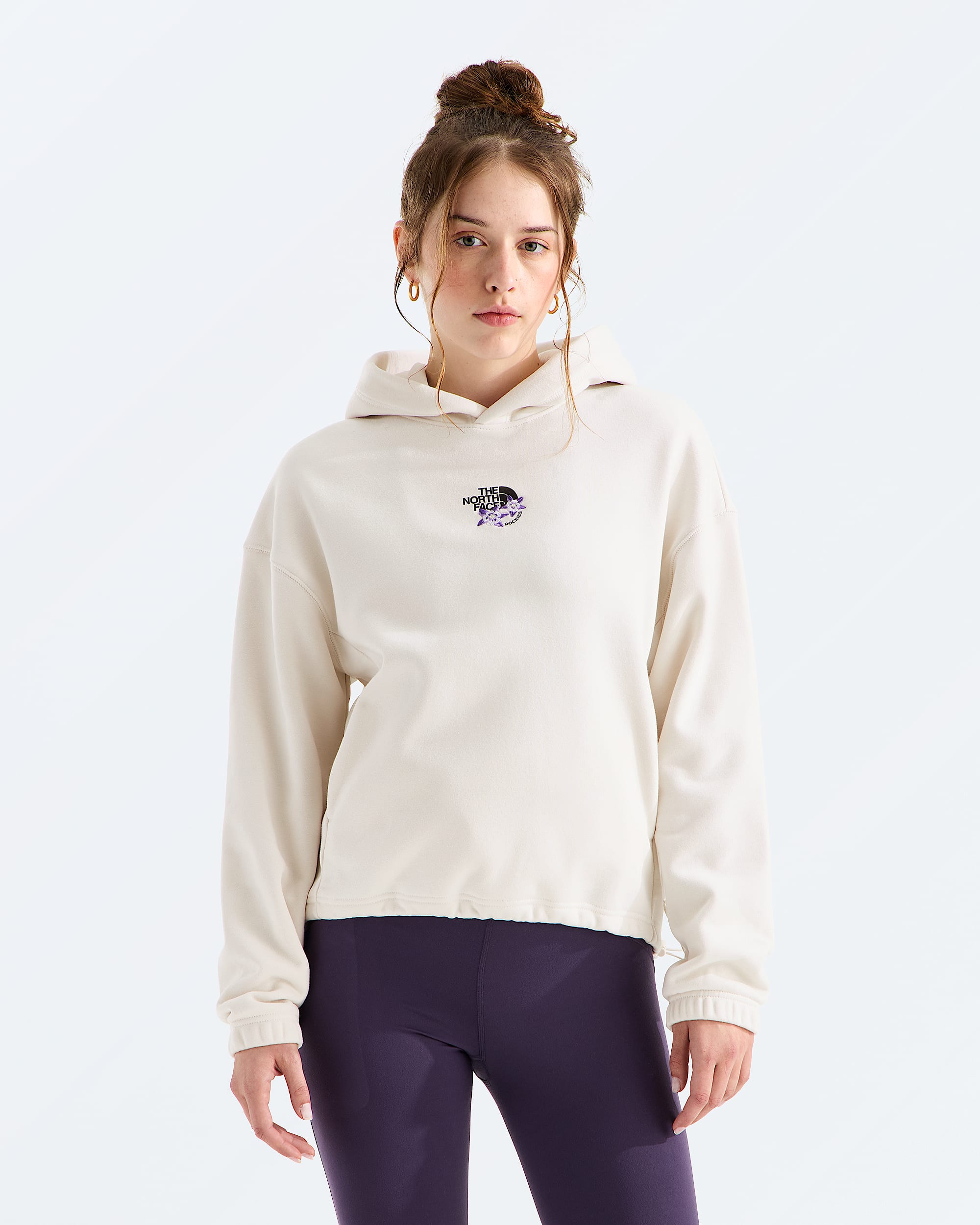 Chandail  capuchon Places We Love pour femmes ancolies bleues des Rocheuses TNF HERO