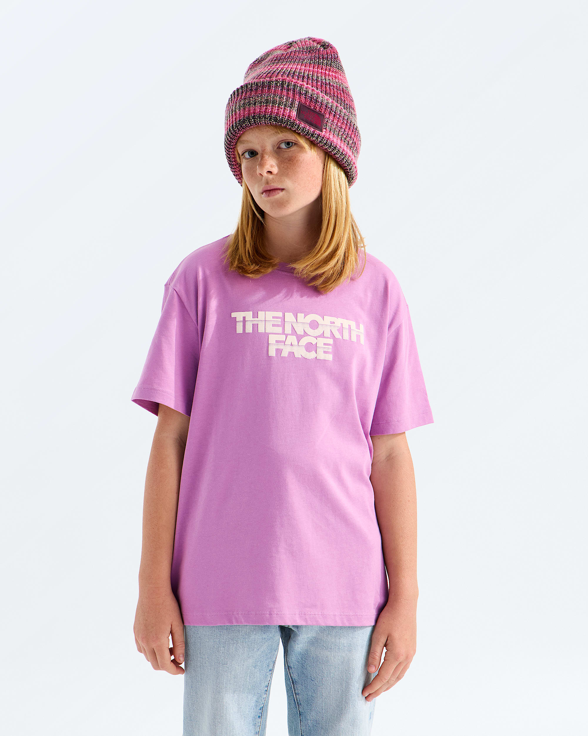 Girls Chalbi Relaxed ShortSleeve TeeGraphic TNF Main