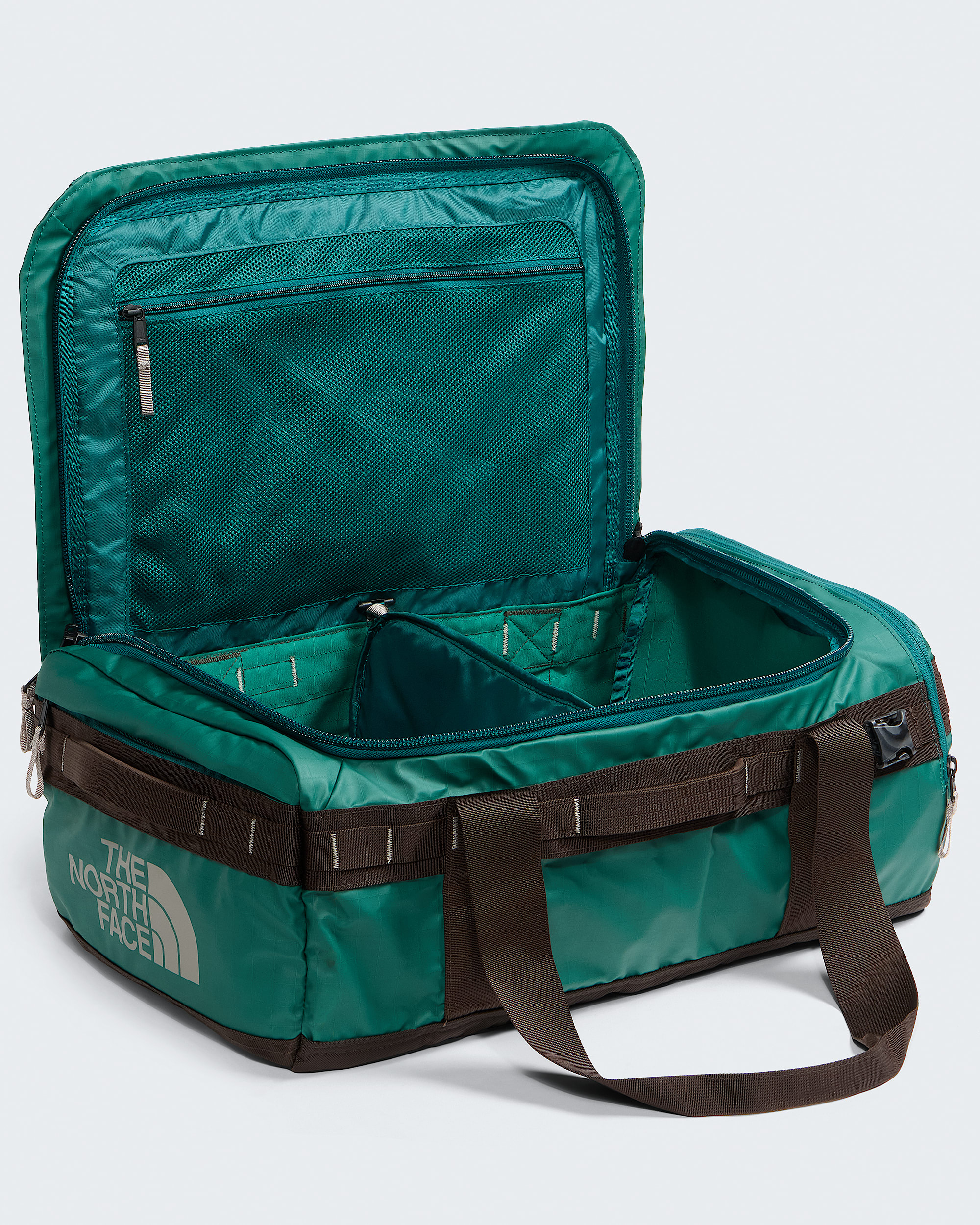 north face duffle backpack Amazon.com | THE Base Camp Voyager Duffel42L, Smokey Brown/Khaki Stone, One Size their burly Base Camp fabric is water and tear The North Face North Face