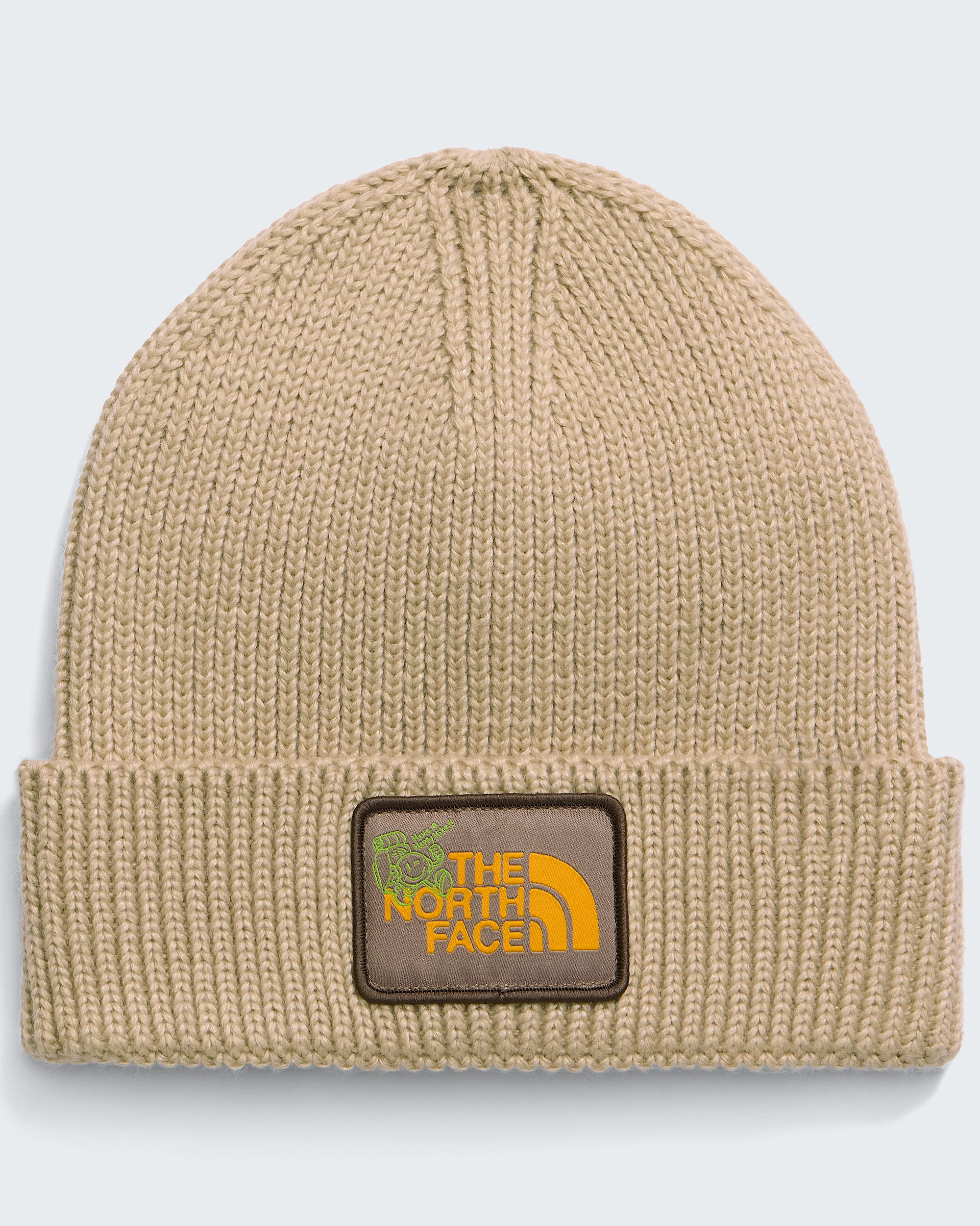 TNF Logo Box Cuffed Beanie TNF HERO