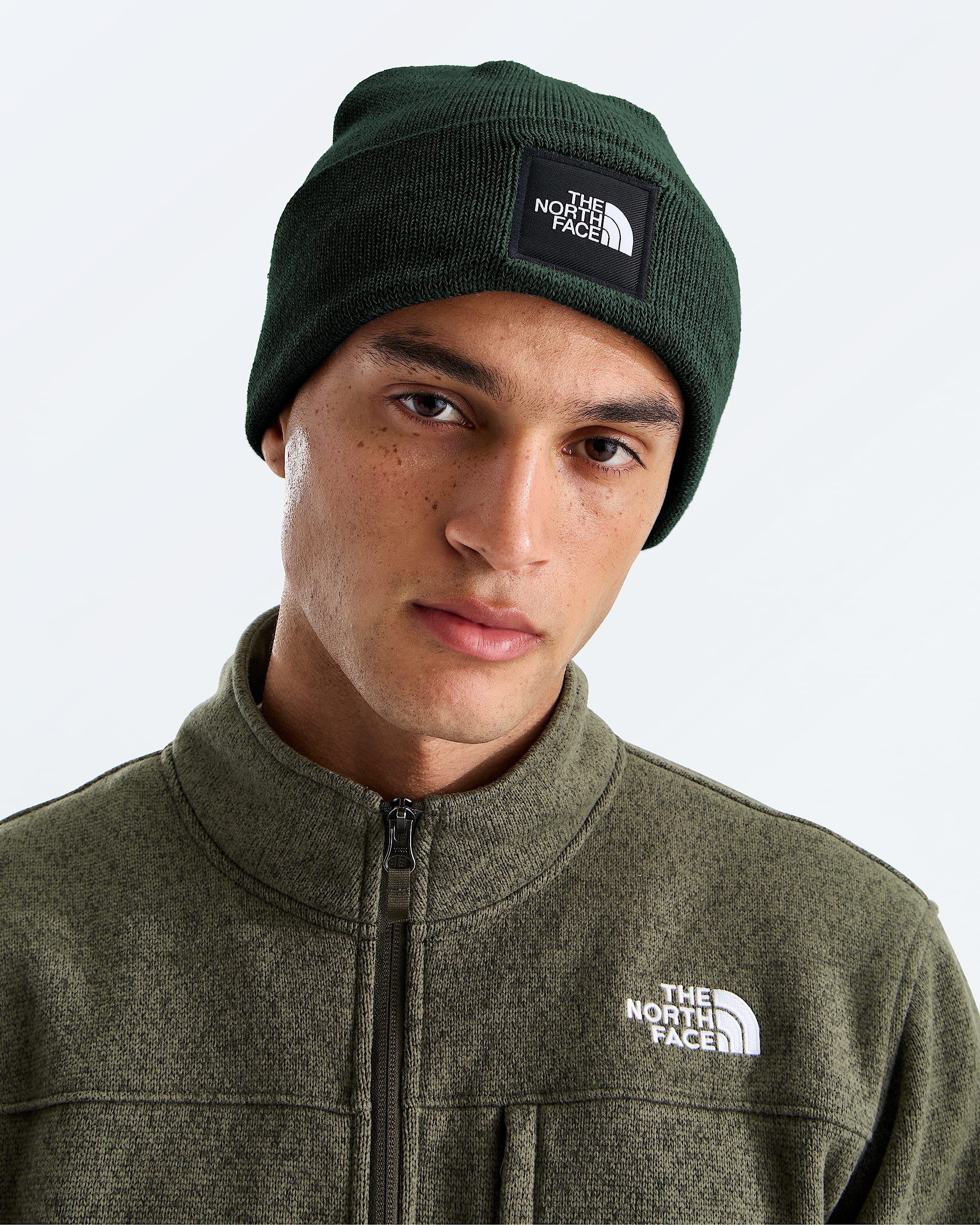TNF Fisherman Beanie TNF MODELBACK