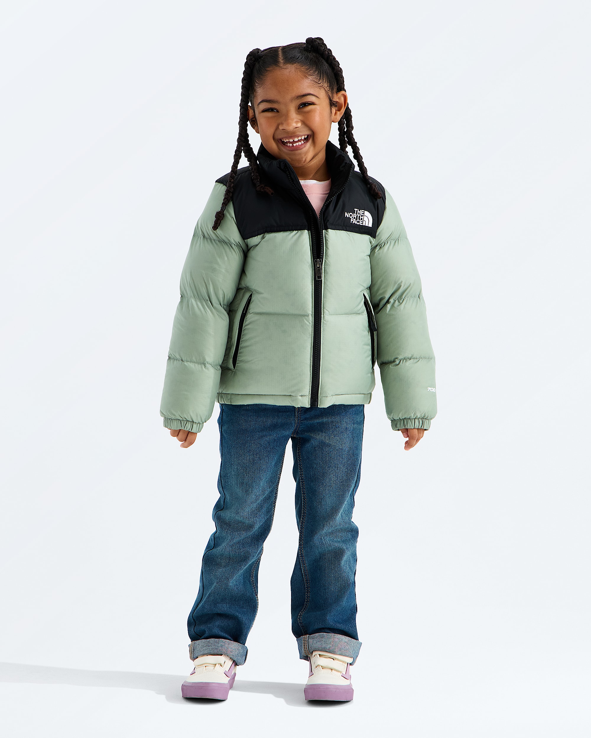 Kids 1996 Retro Nuptse Jacket TNF HERO2