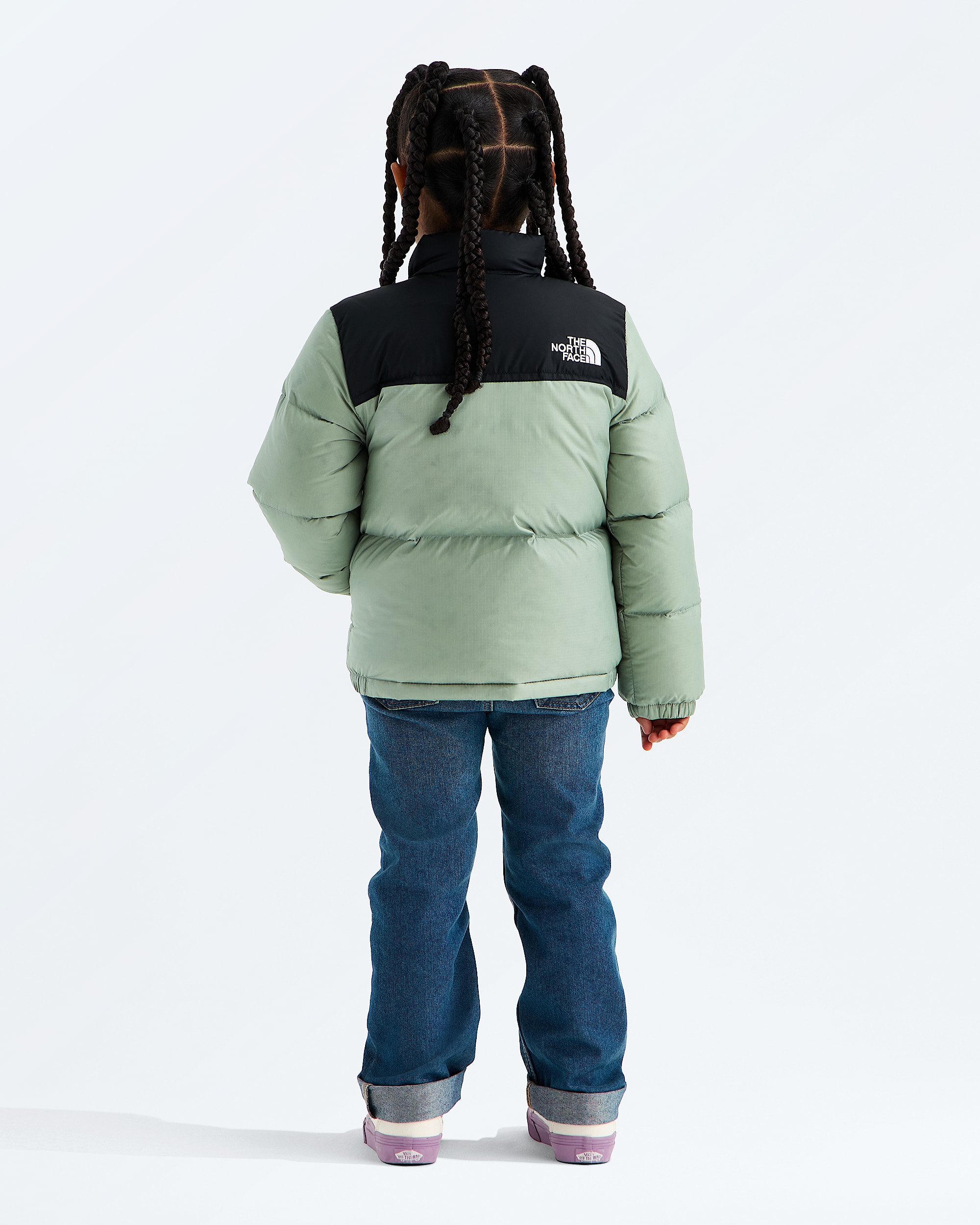 Kids 1996 Retro Nuptse Jacket TNF BACK