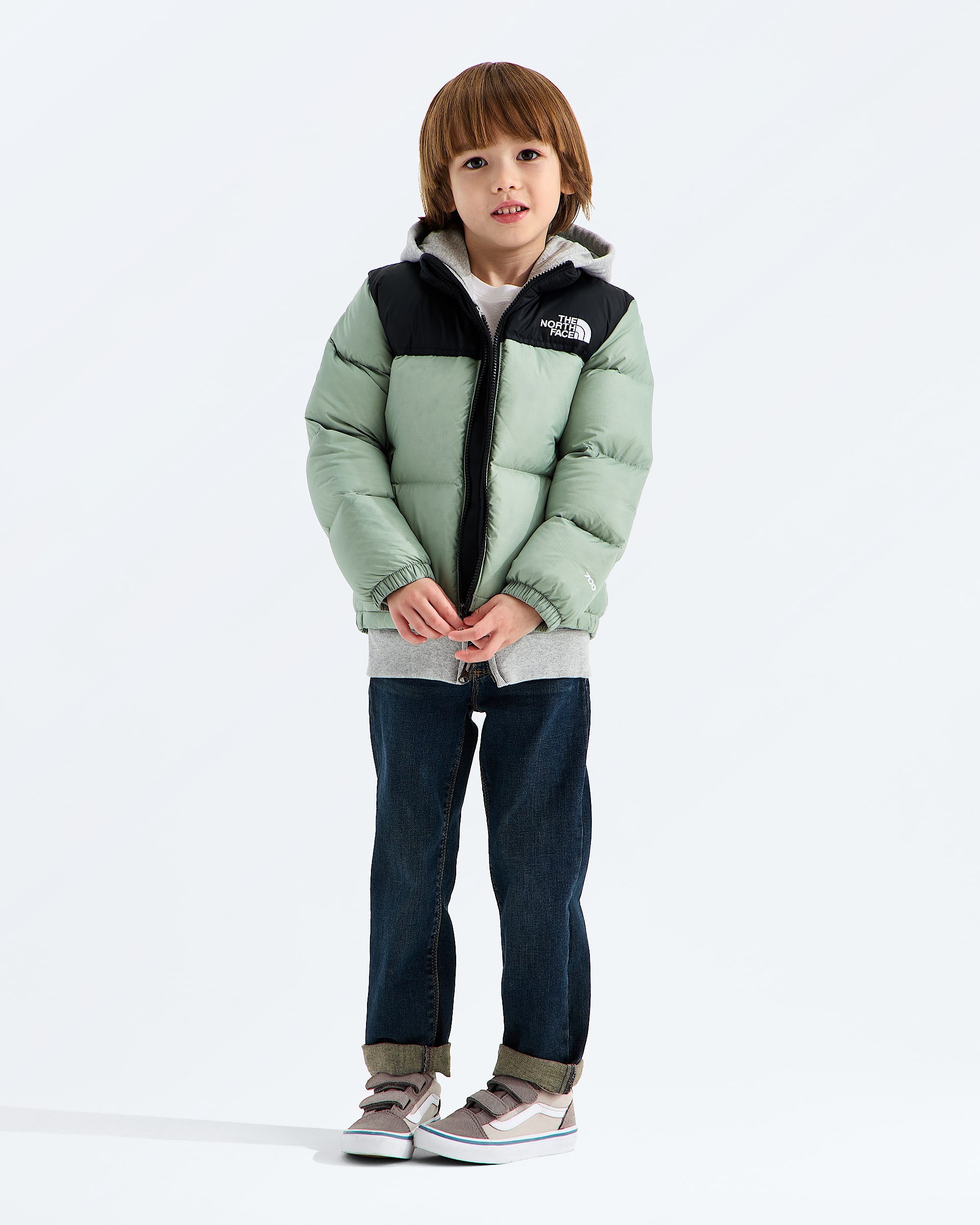 Kids 1996 Retro Nuptse Jacket TNF HERO3