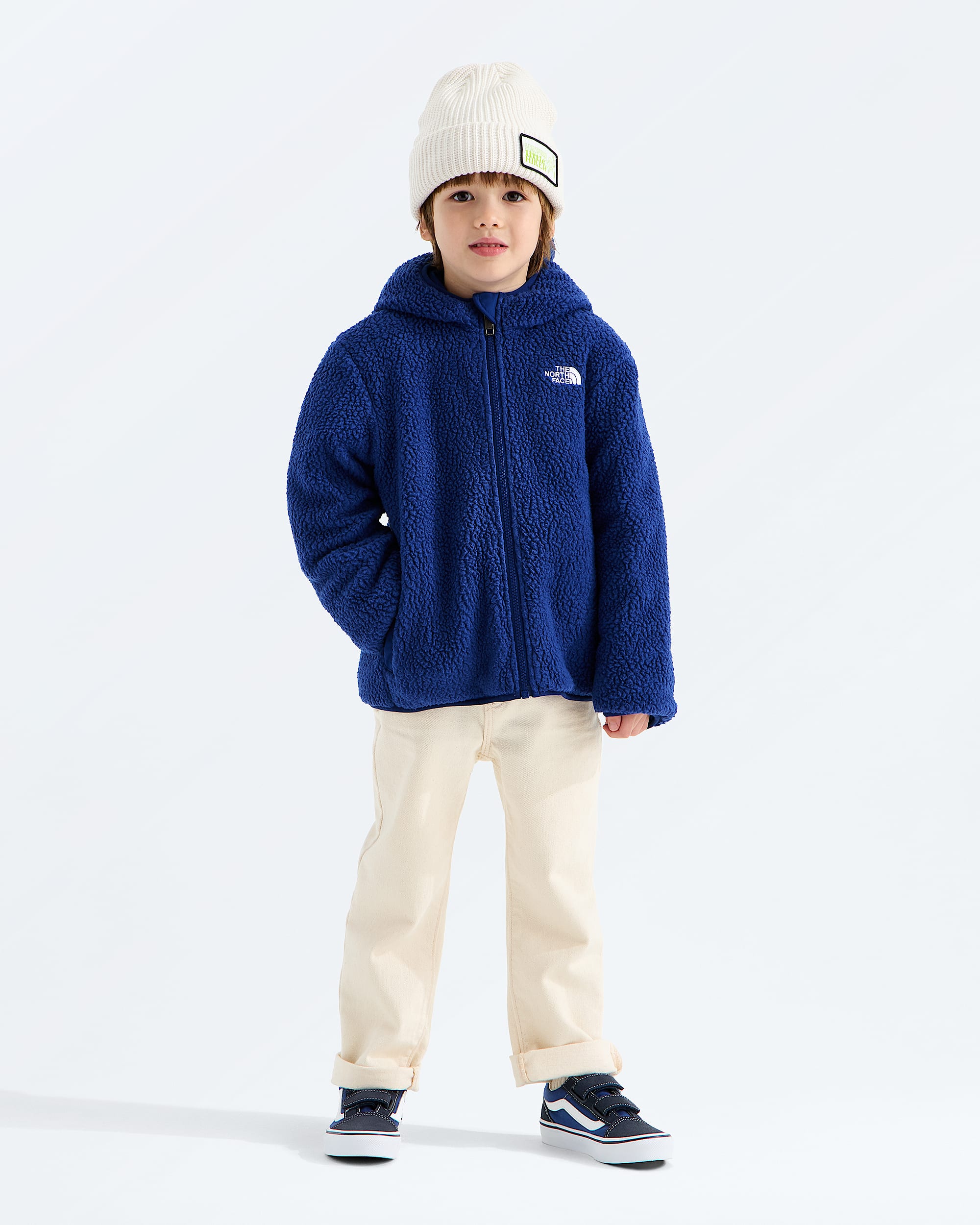 Kids Boys Reversible Shasta FullZip Hooded Jacket TNF HEROREV