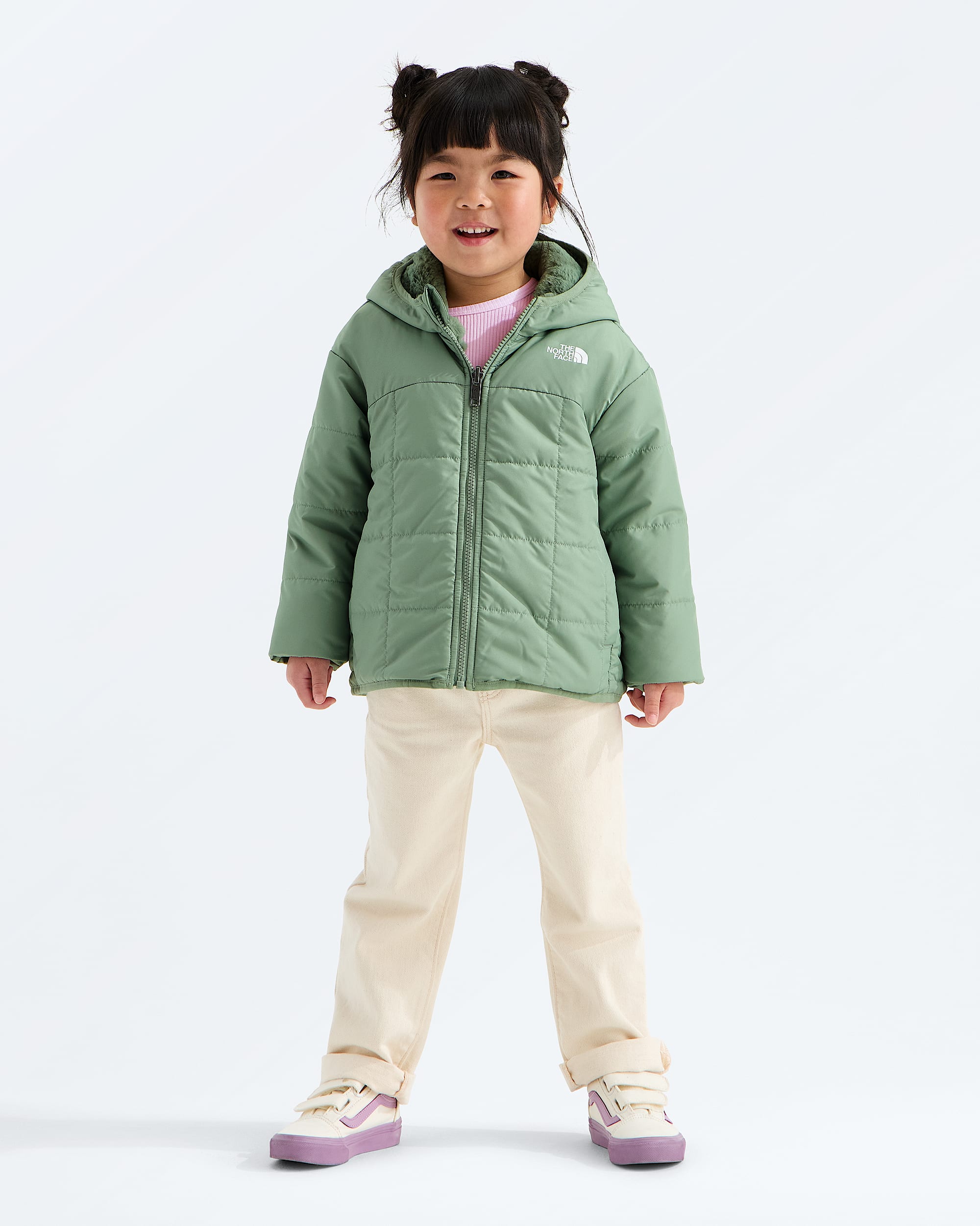 Kids' Girls' Reversible Shasta Full-Zip Hooded Jacket | The North Face