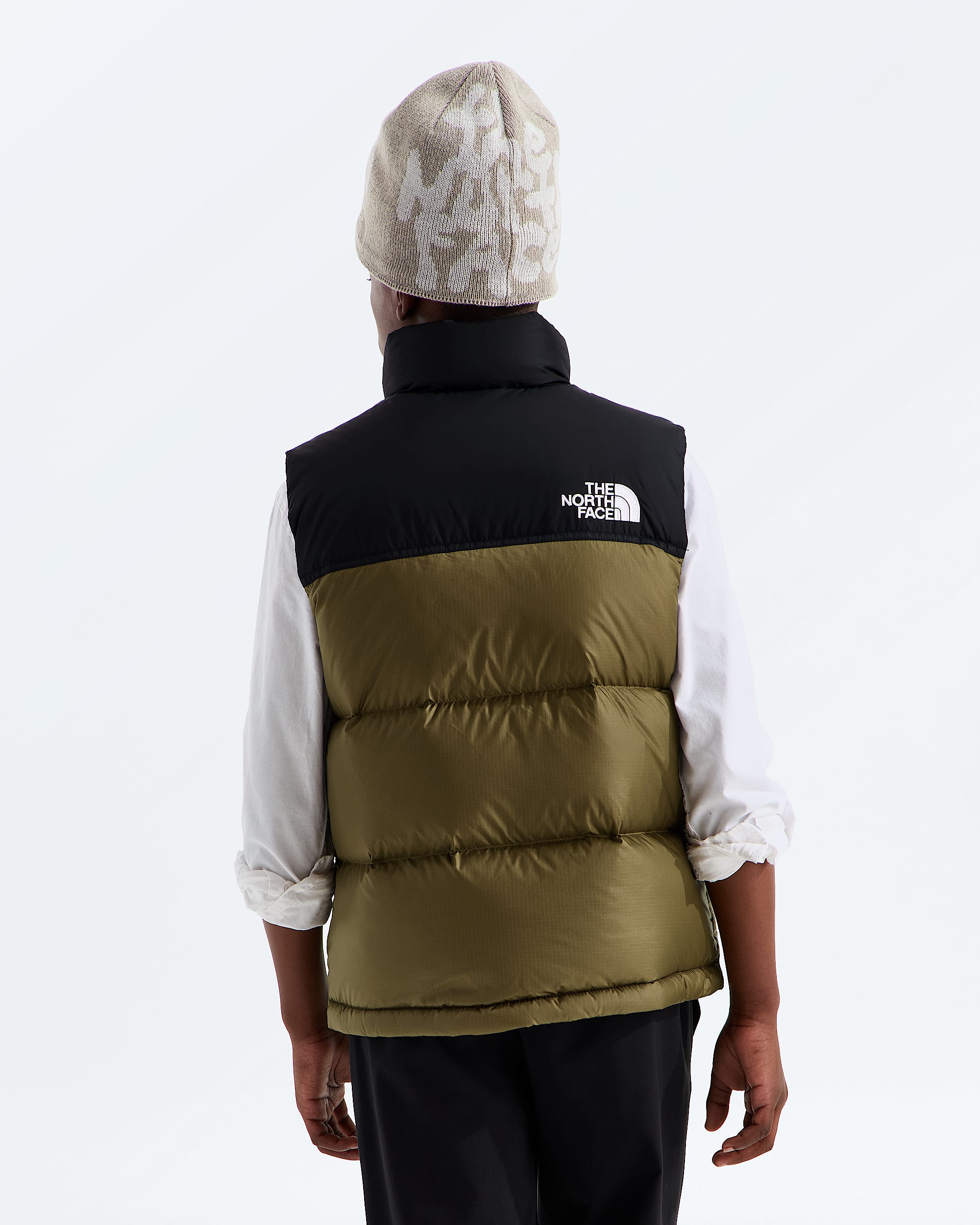 Boys  Girls 1996 Retro Nuptse Vest TNF BACK