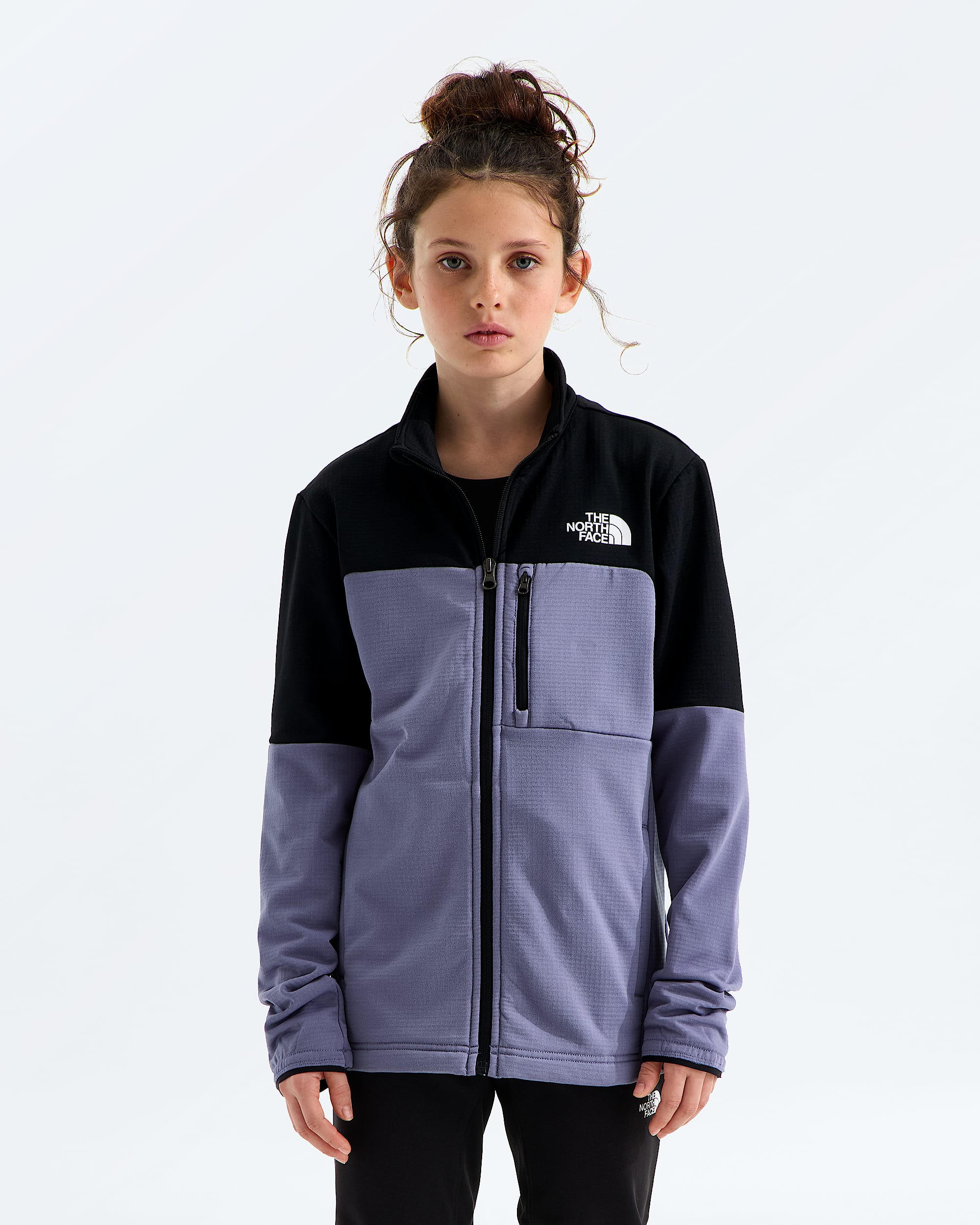 Boys  Girls Hike Mid Layer FullZip TNF HERO2