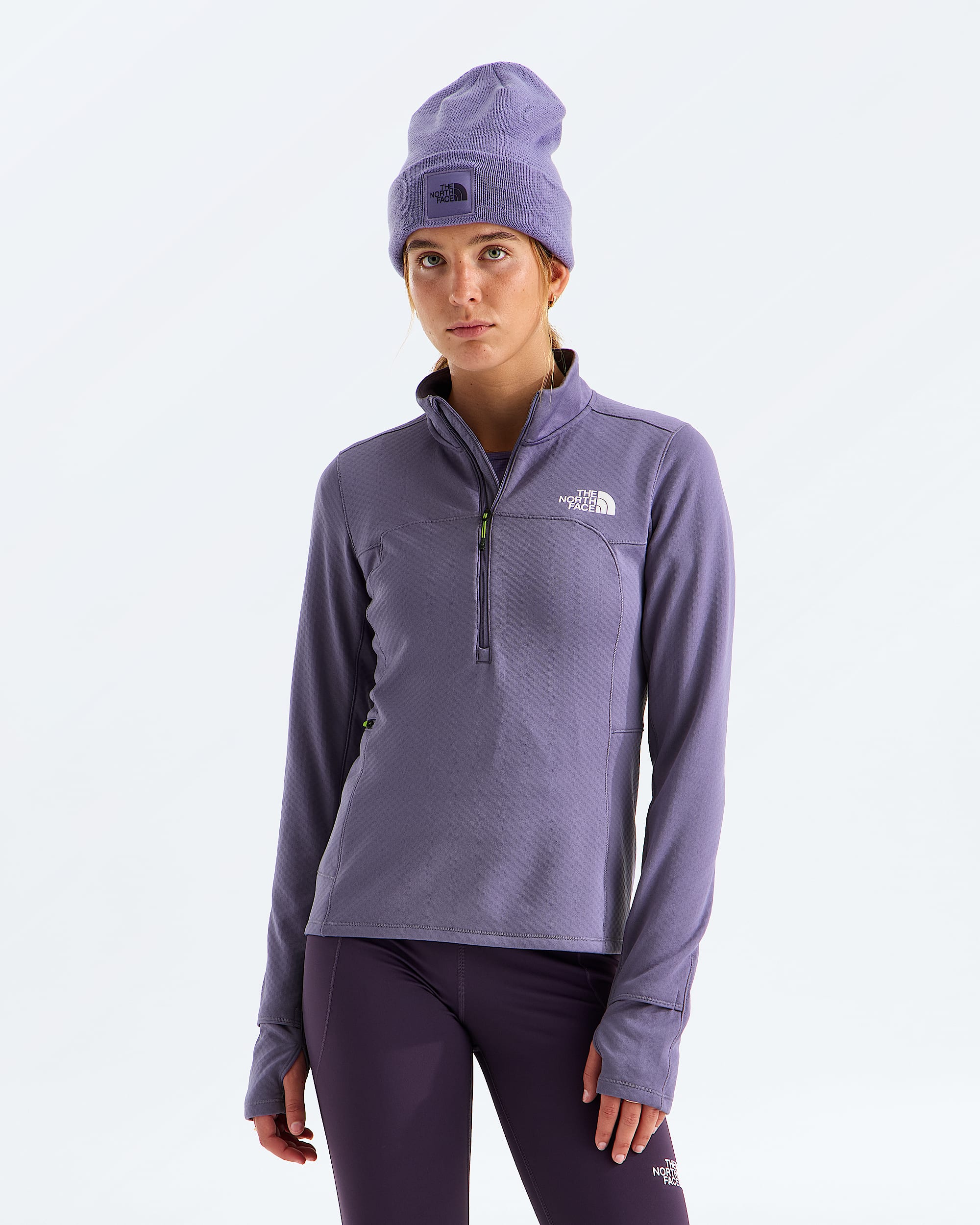 Haut  glissire un quart Winter Warm Pro pour femmes TNF HERO