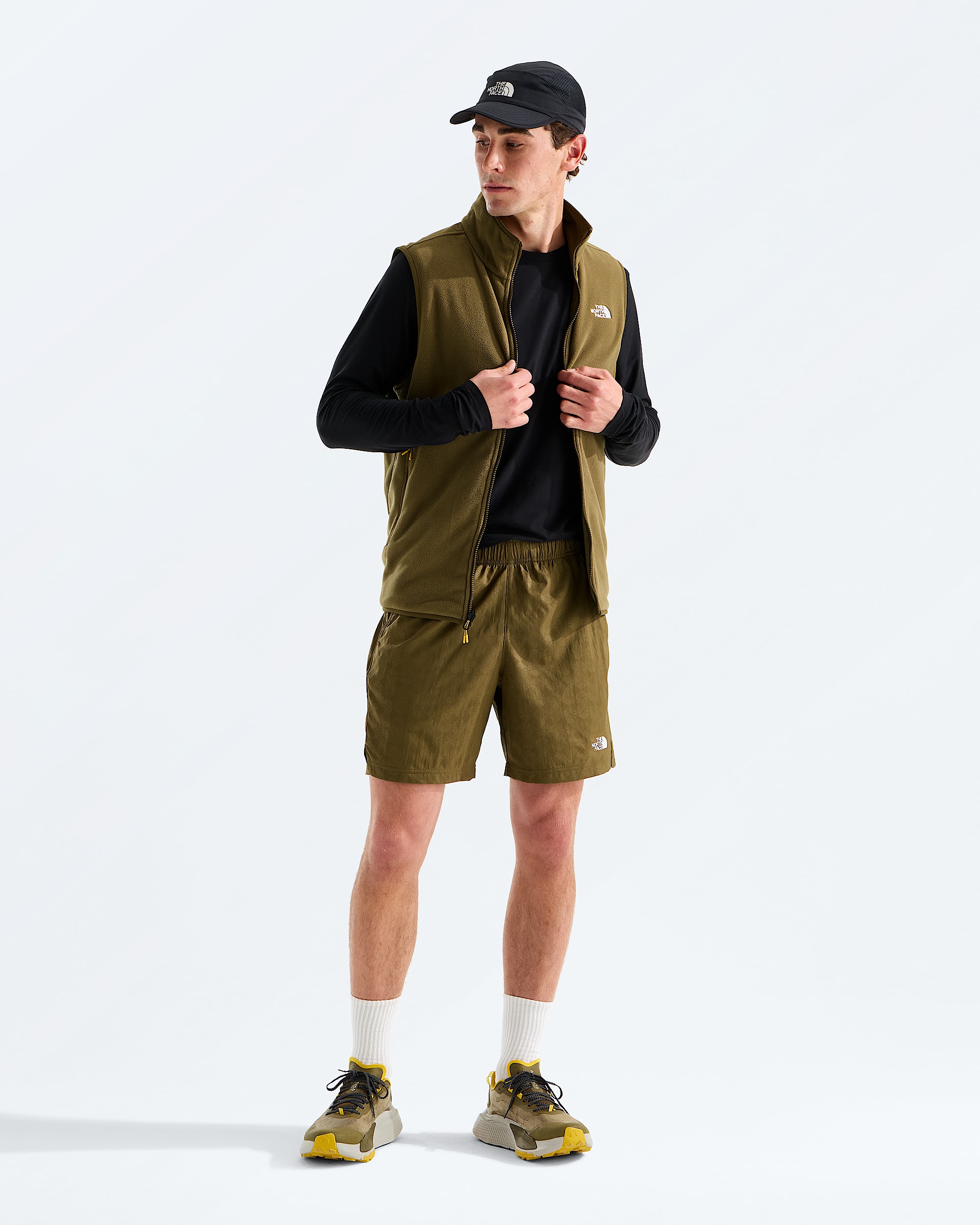 Mens Glacier Fleece Vest TNF HERO2