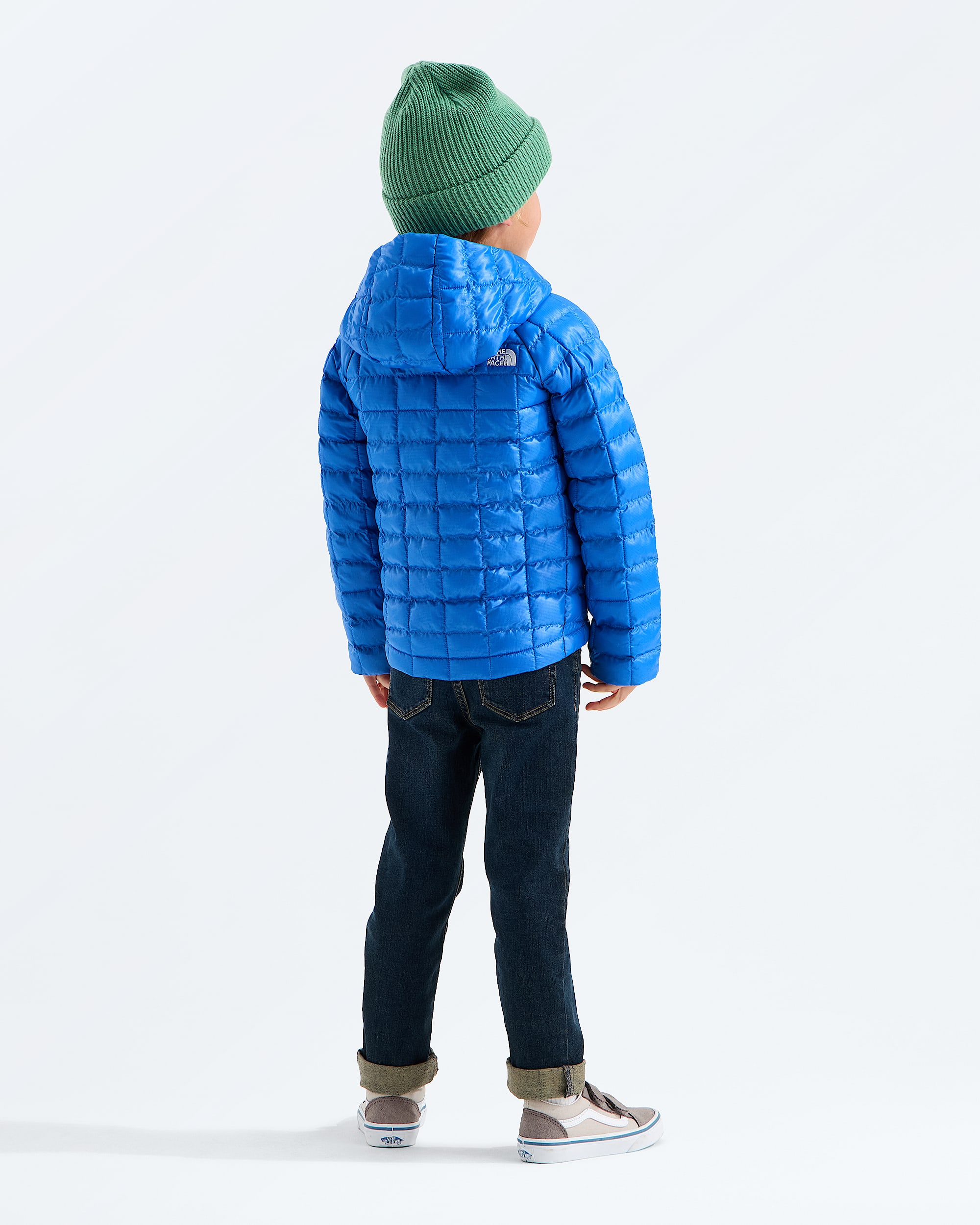 Manteau  capuchon THERMOBALL pour enfants TNF BACK