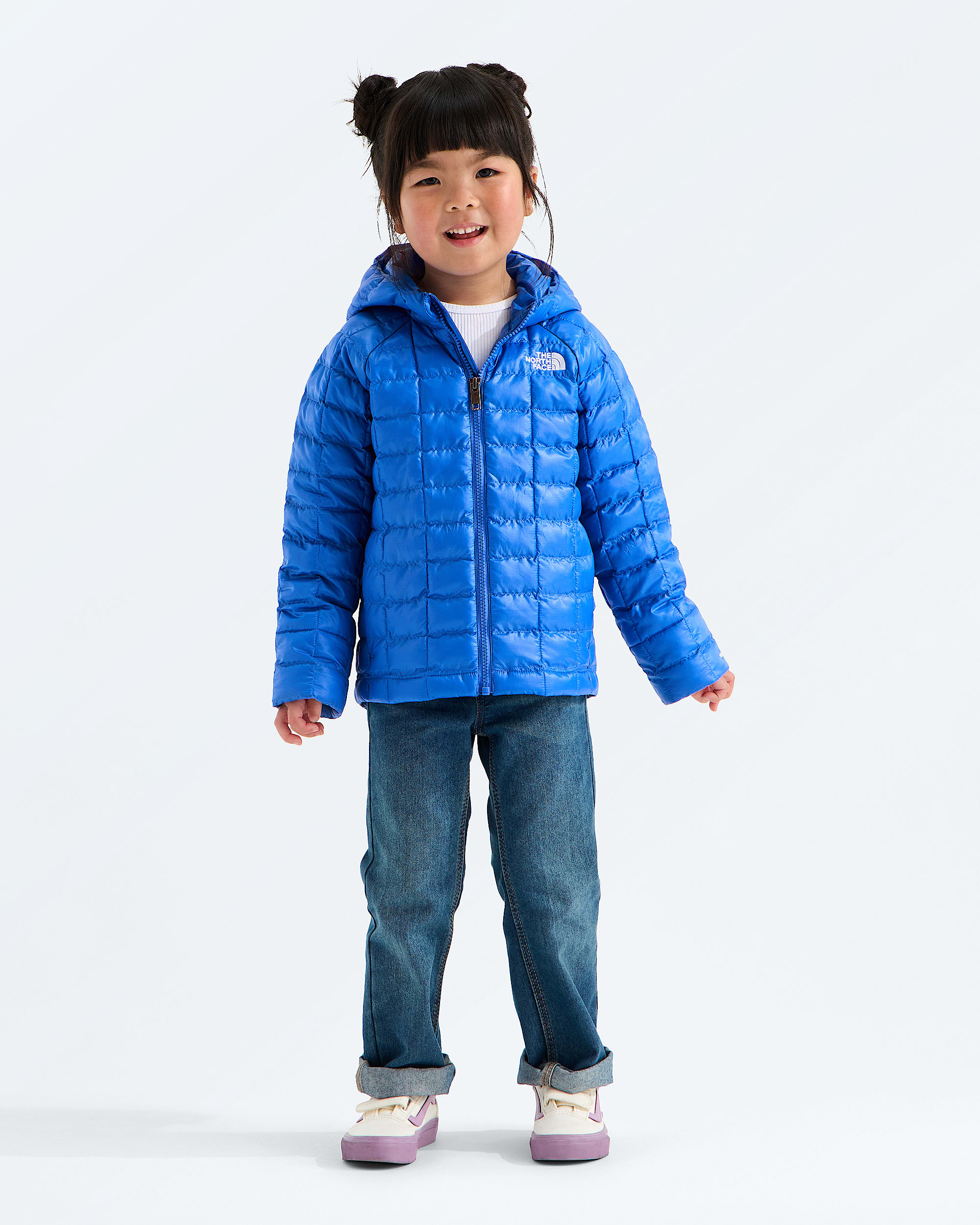 Manteau  capuchon THERMOBALL pour enfants TNF HERO3