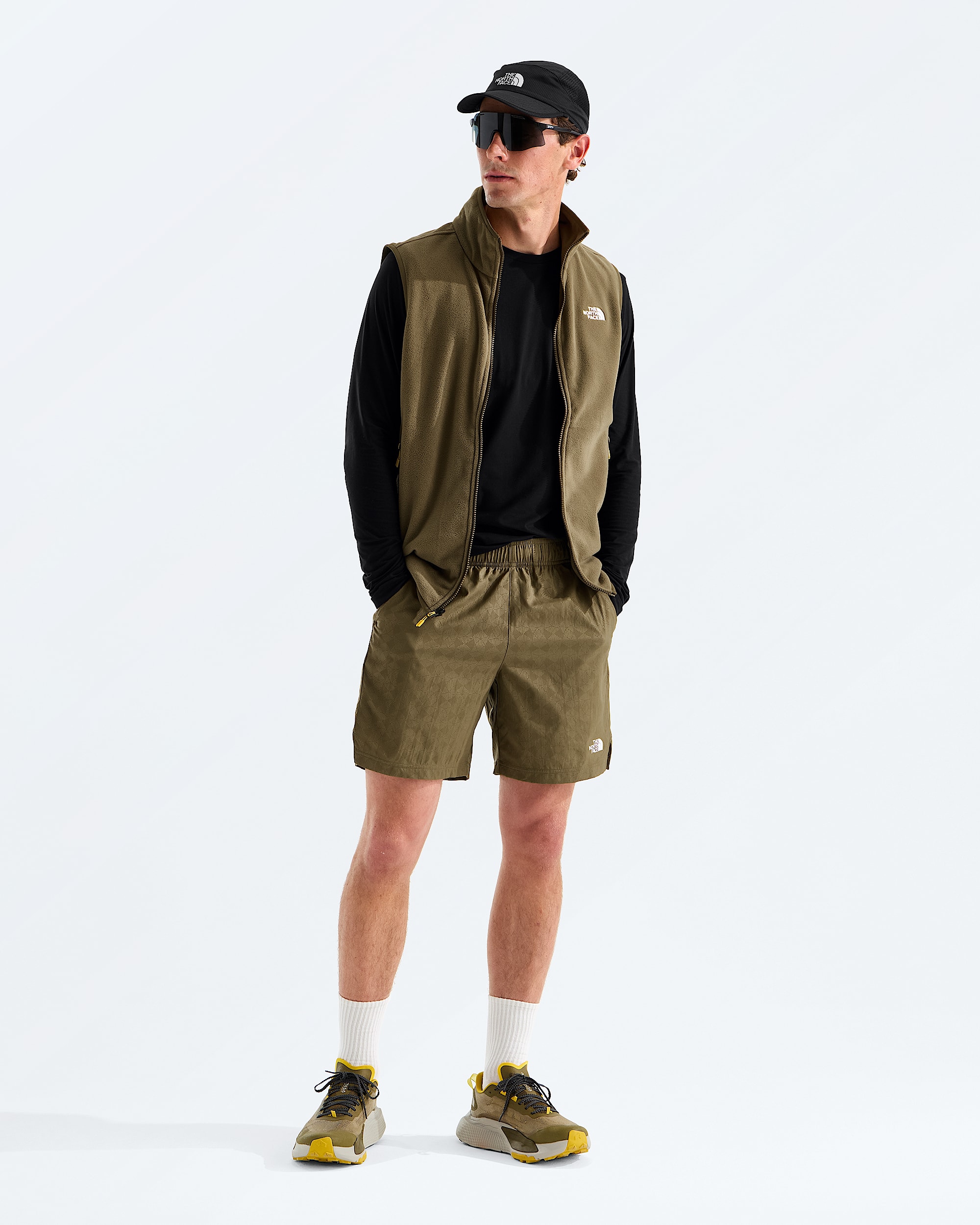 Mens 247 Pentadome Embossed 7 Shorts TNF HERO2