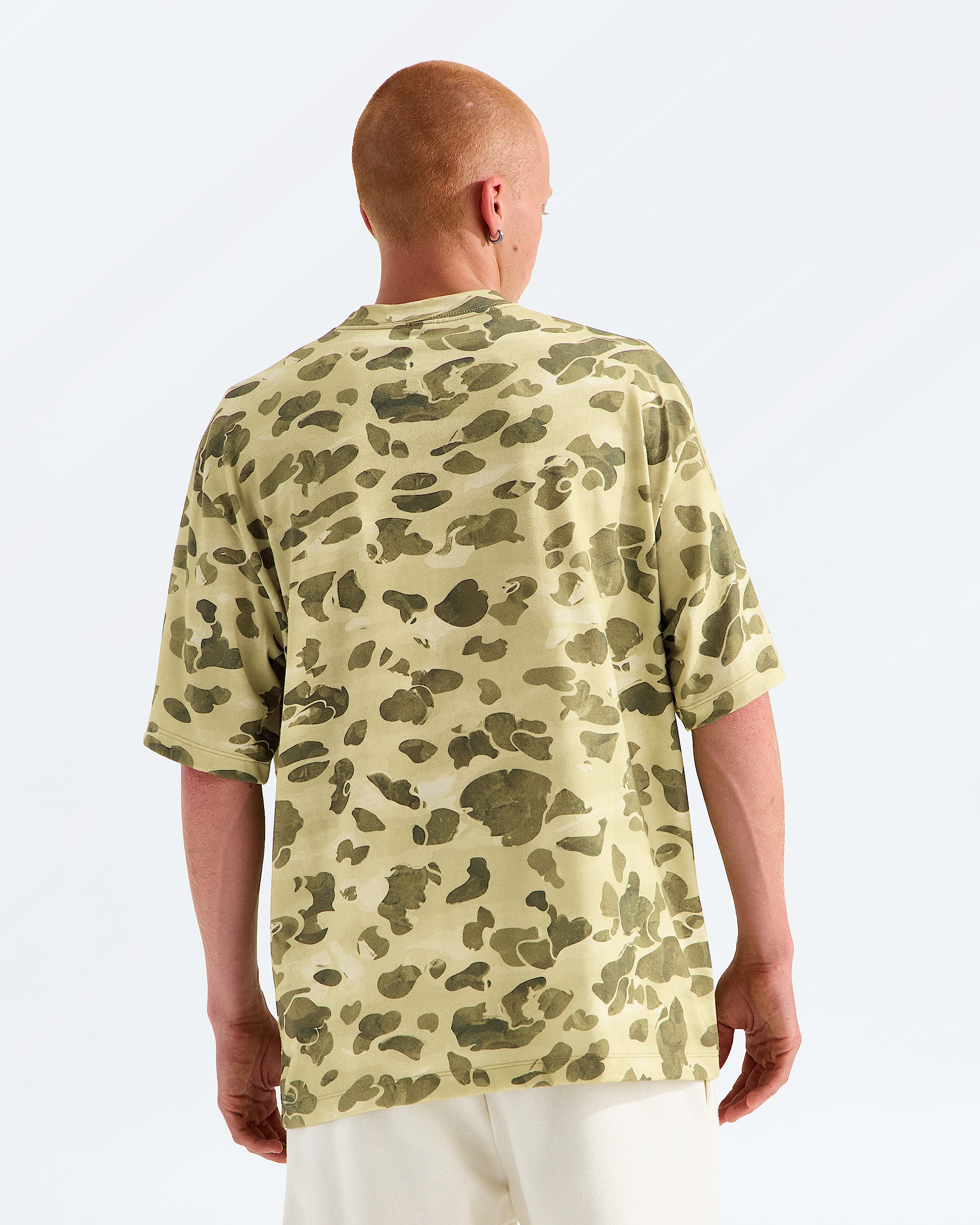 Mens TNF Essential Simple Dome Oversized ShortSleeve TeePrint TNF BACK