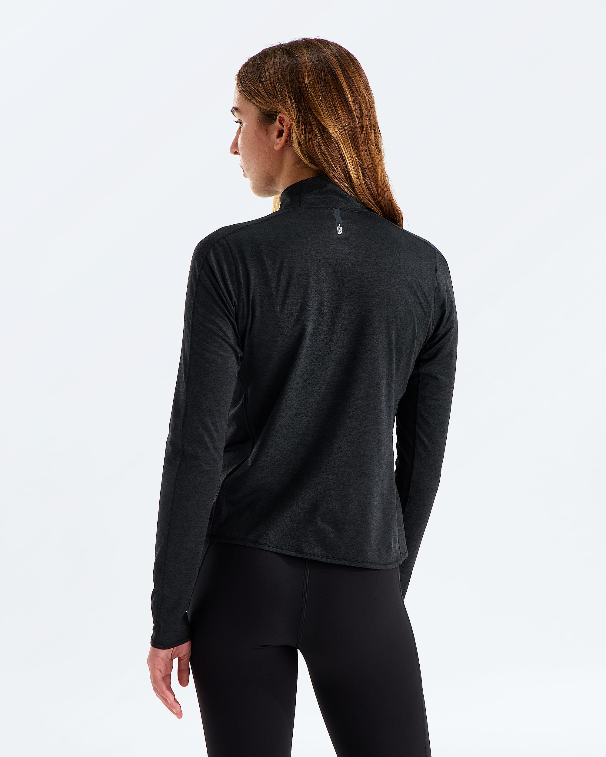 Haut  glissire un quart Jaida pour femmes TNF BACK