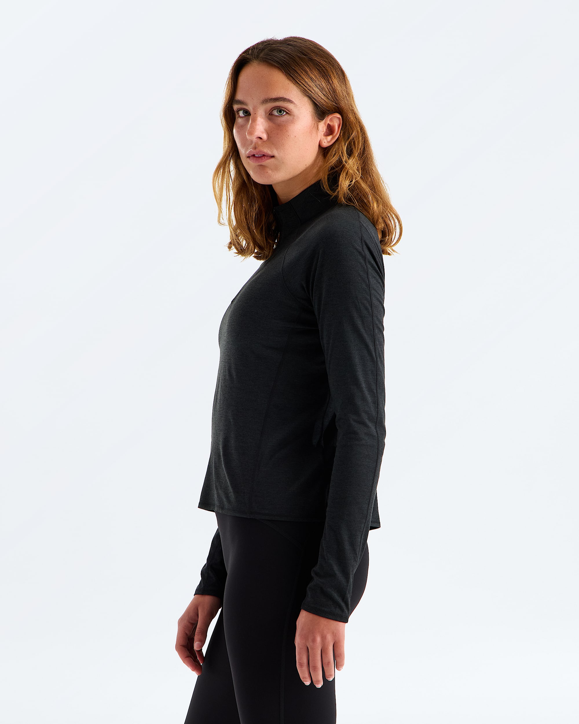 Haut  glissire un quart Jaida pour femmes TNF MODEL34
