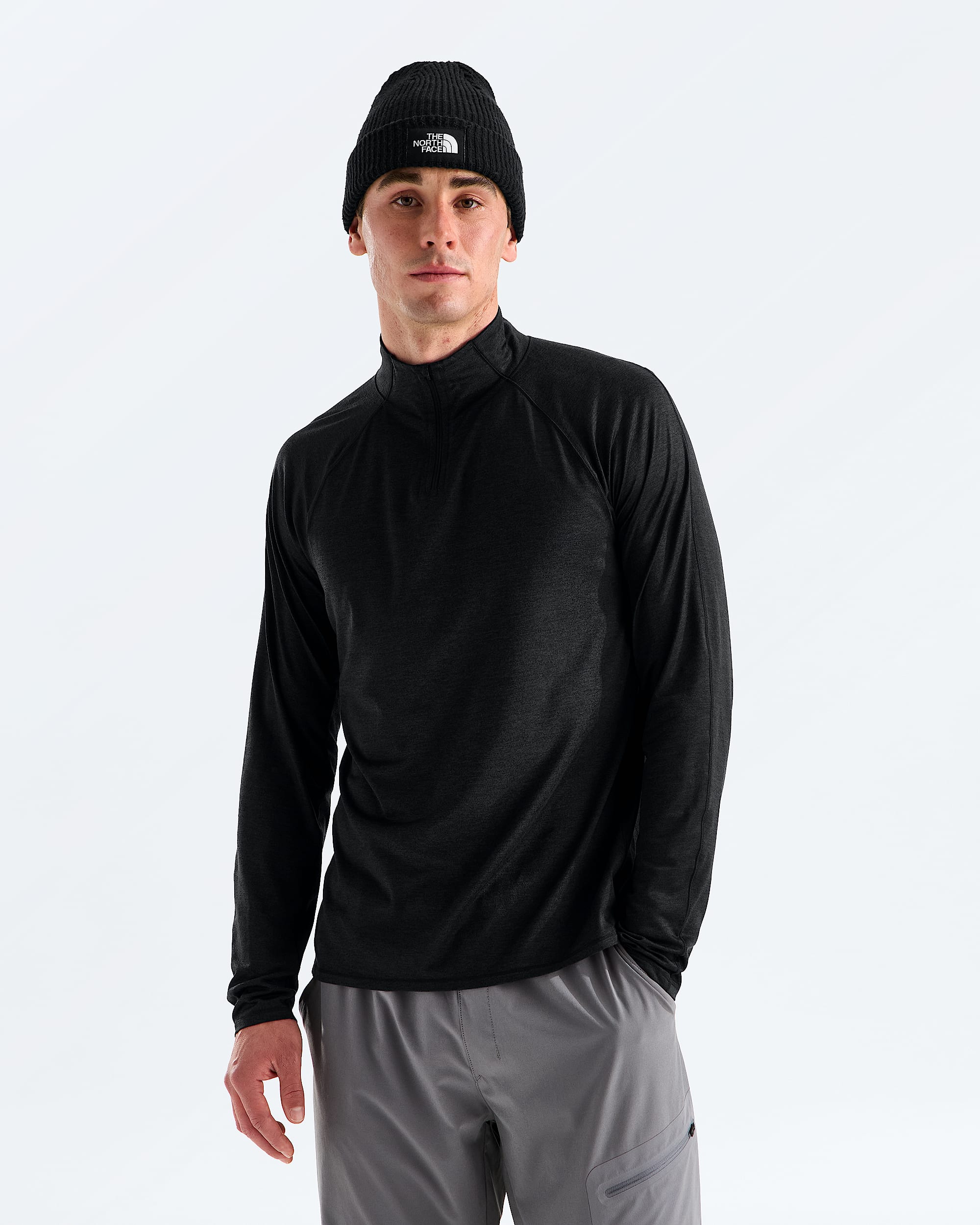 Haut  glissire un quart Dynamic pour hommes TNF HERO