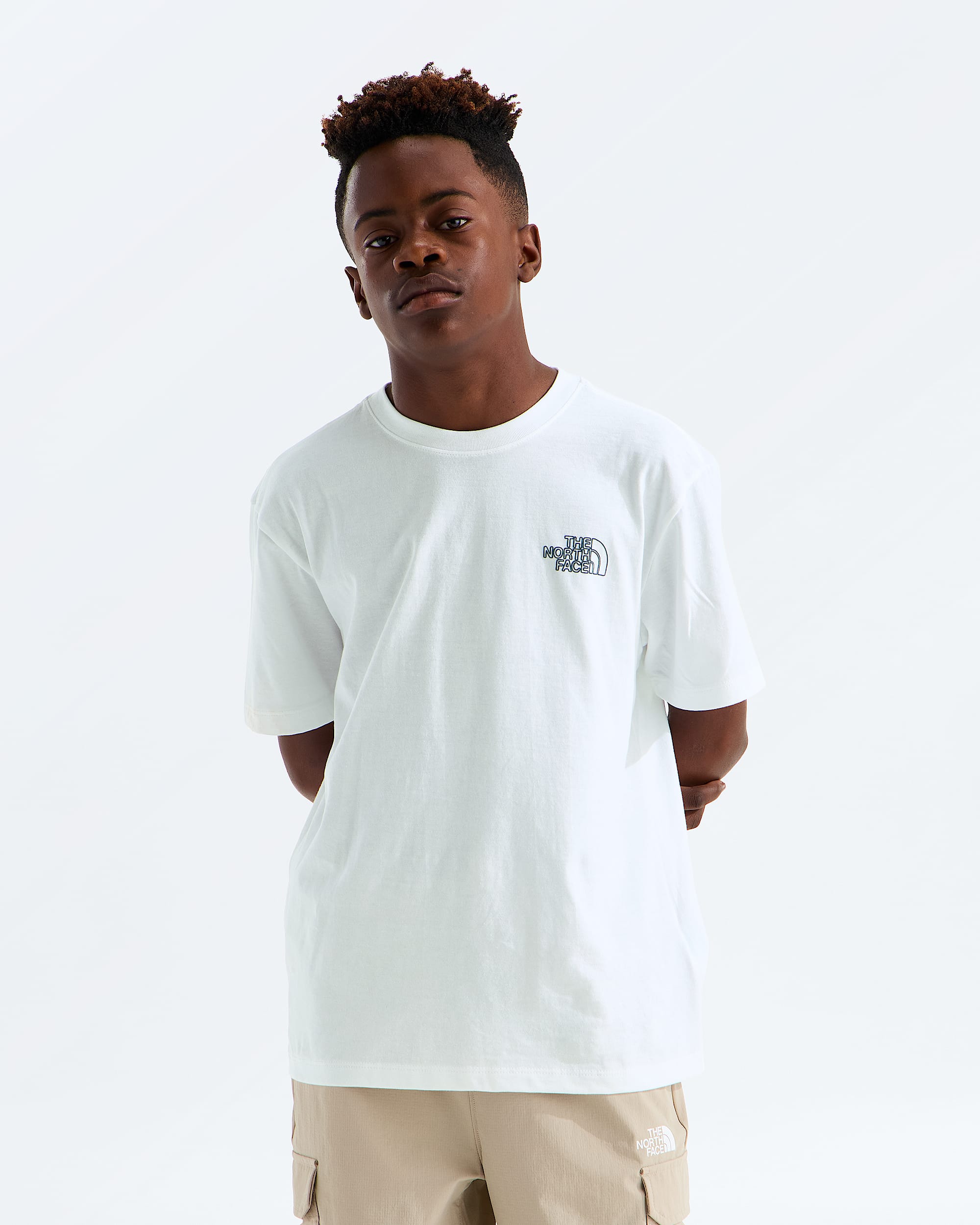 Tshirt dcontract Alien imprim pour garons et filles TNF BACK