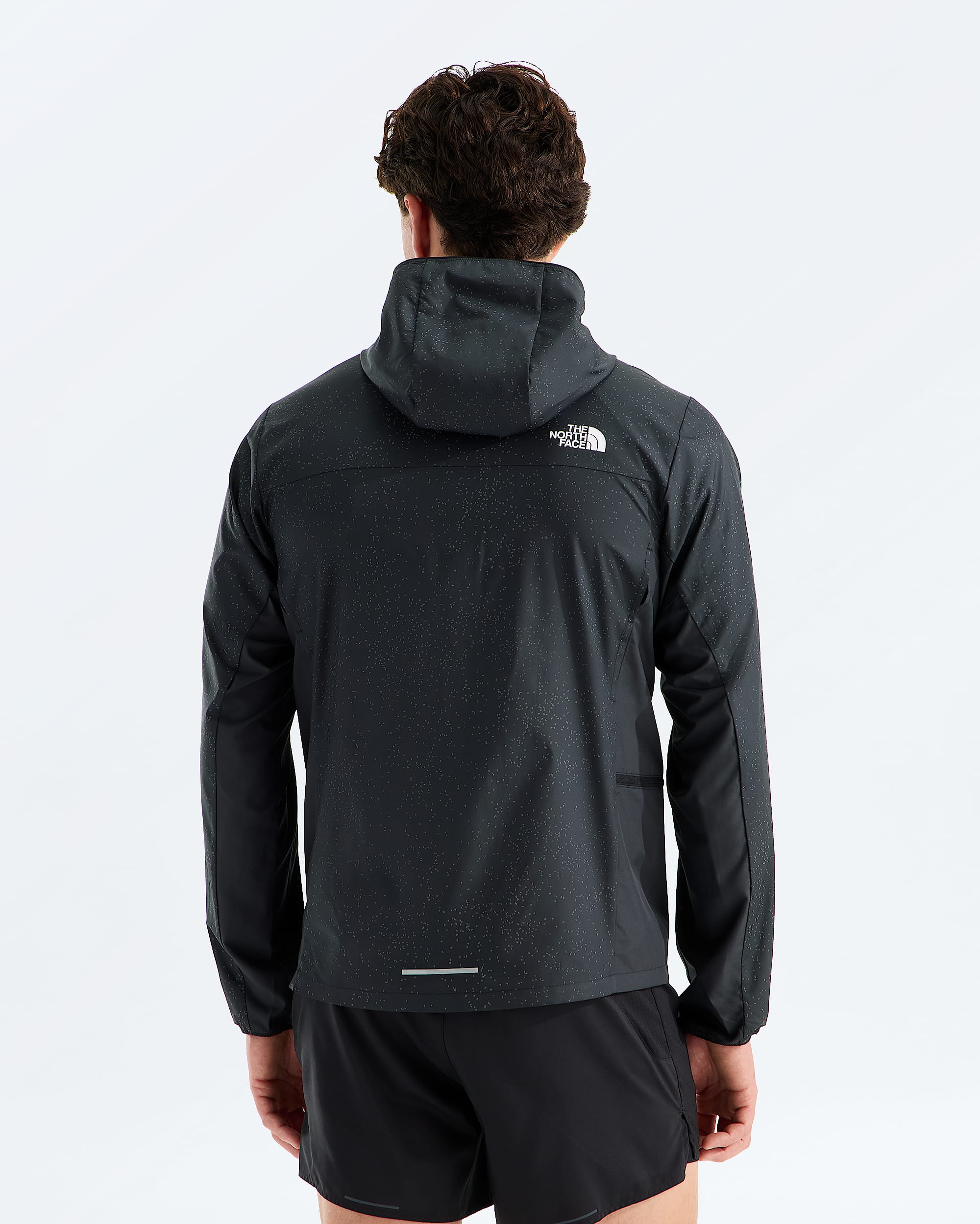 Mens Fontanales Wind Jacket Reflective TNF BACK