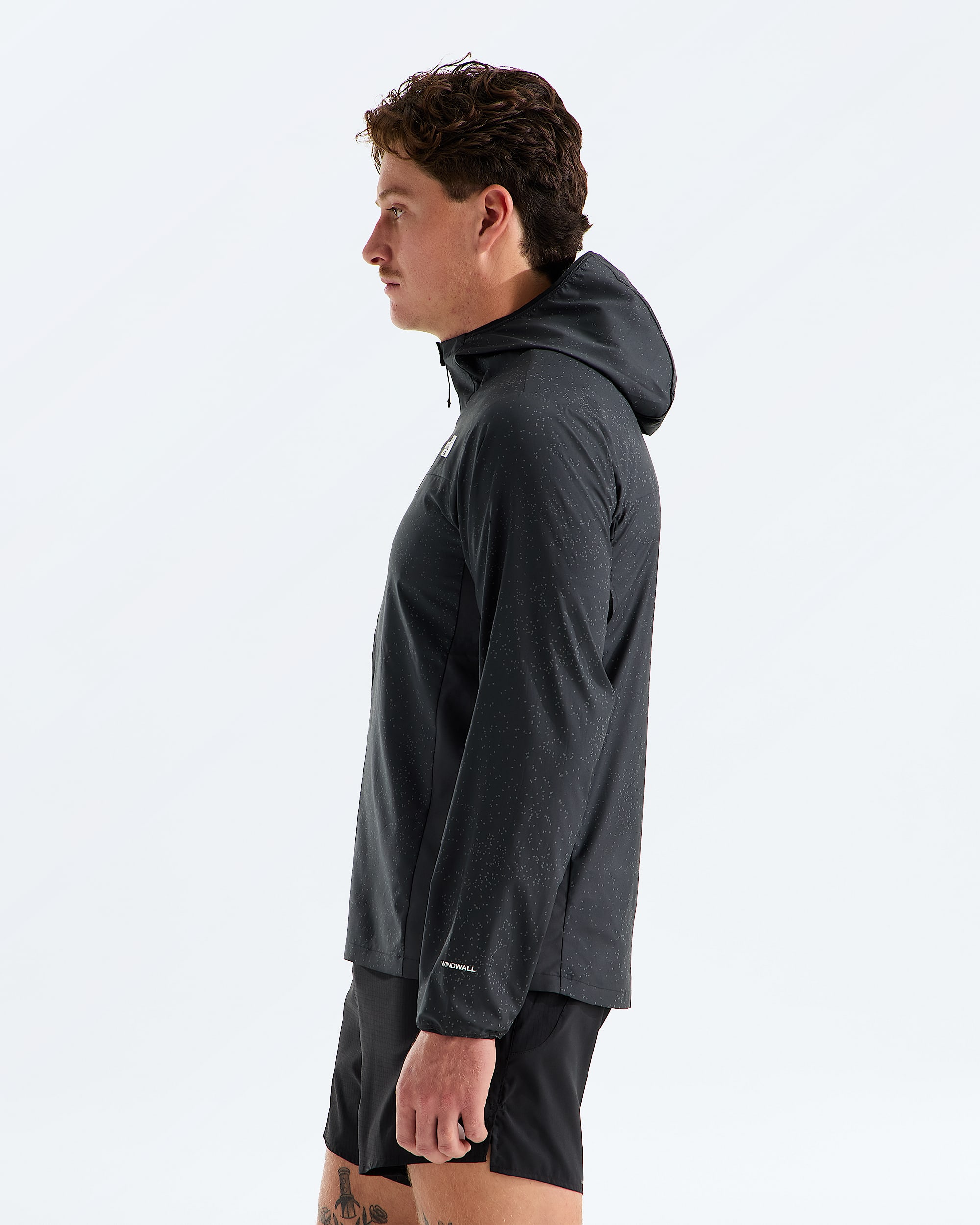 Mens Fontanales Wind Jacket Reflective TNF MODEL34