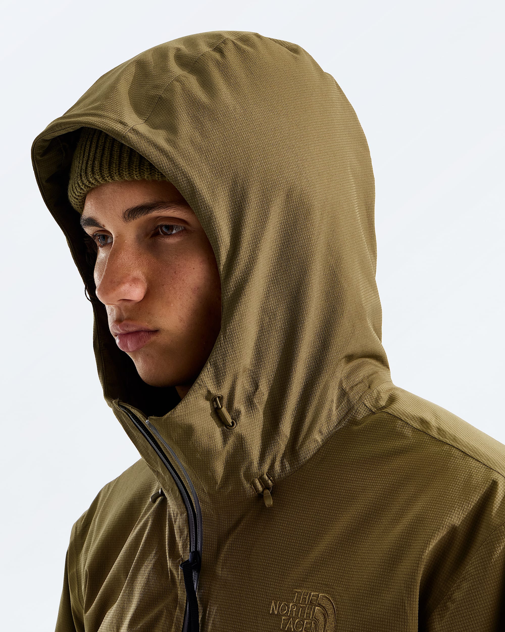 Mens TNF Range Lightweight Hooded Parka TNF MODELHOOD2