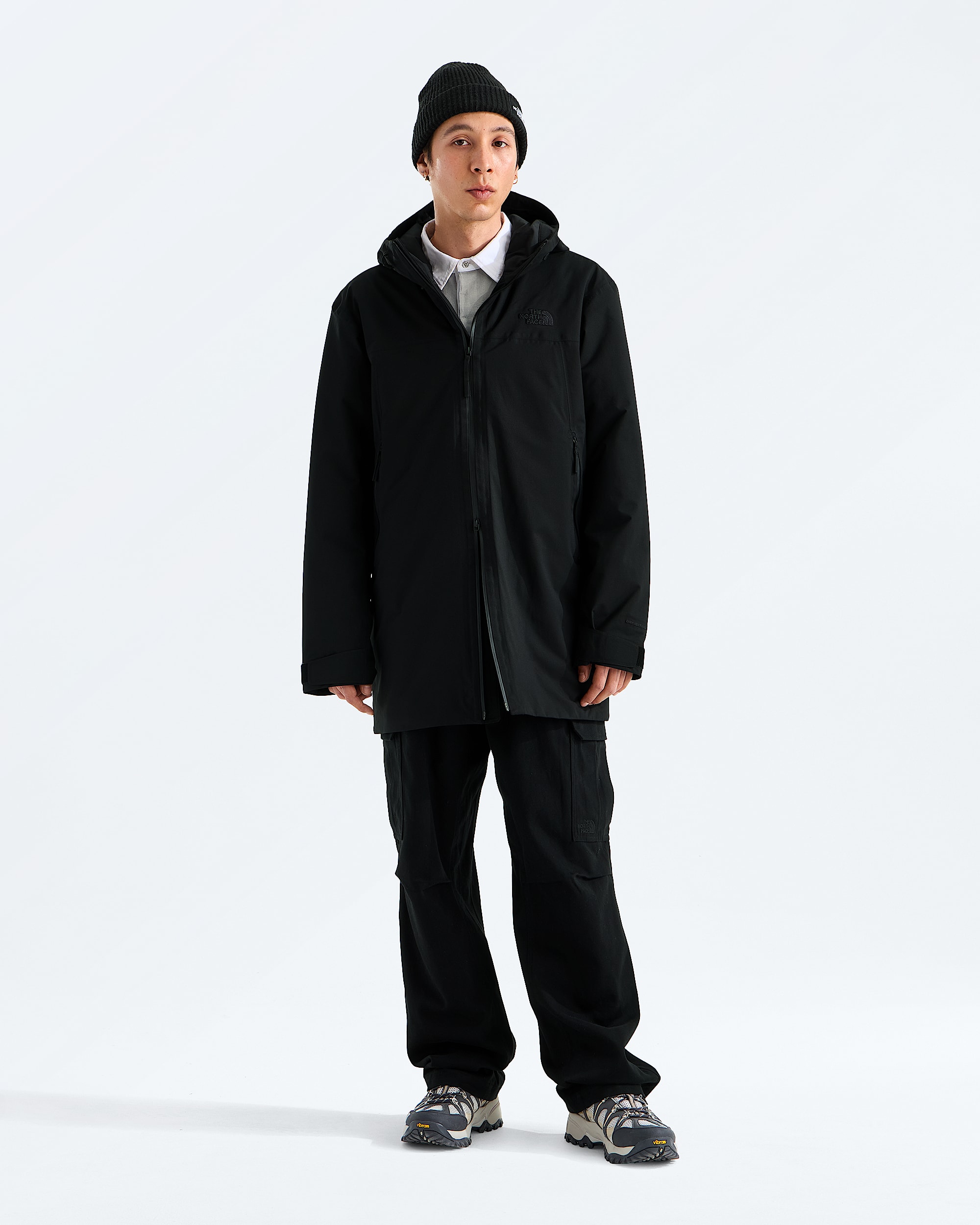 Mens TNF Range Lightweight Hooded Parka TNF Main