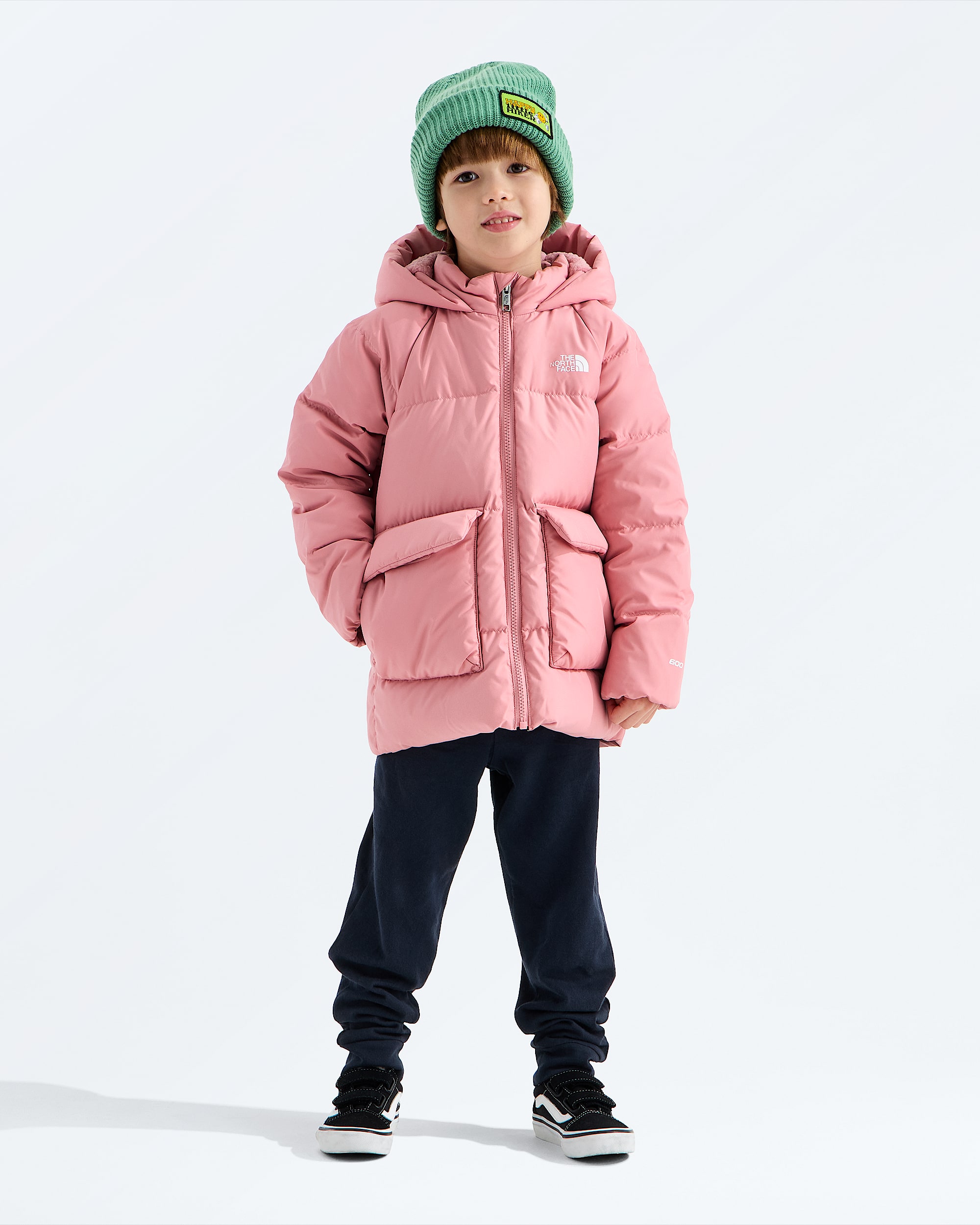 Parka double en molleton North Down pour enfants TNF HERO3