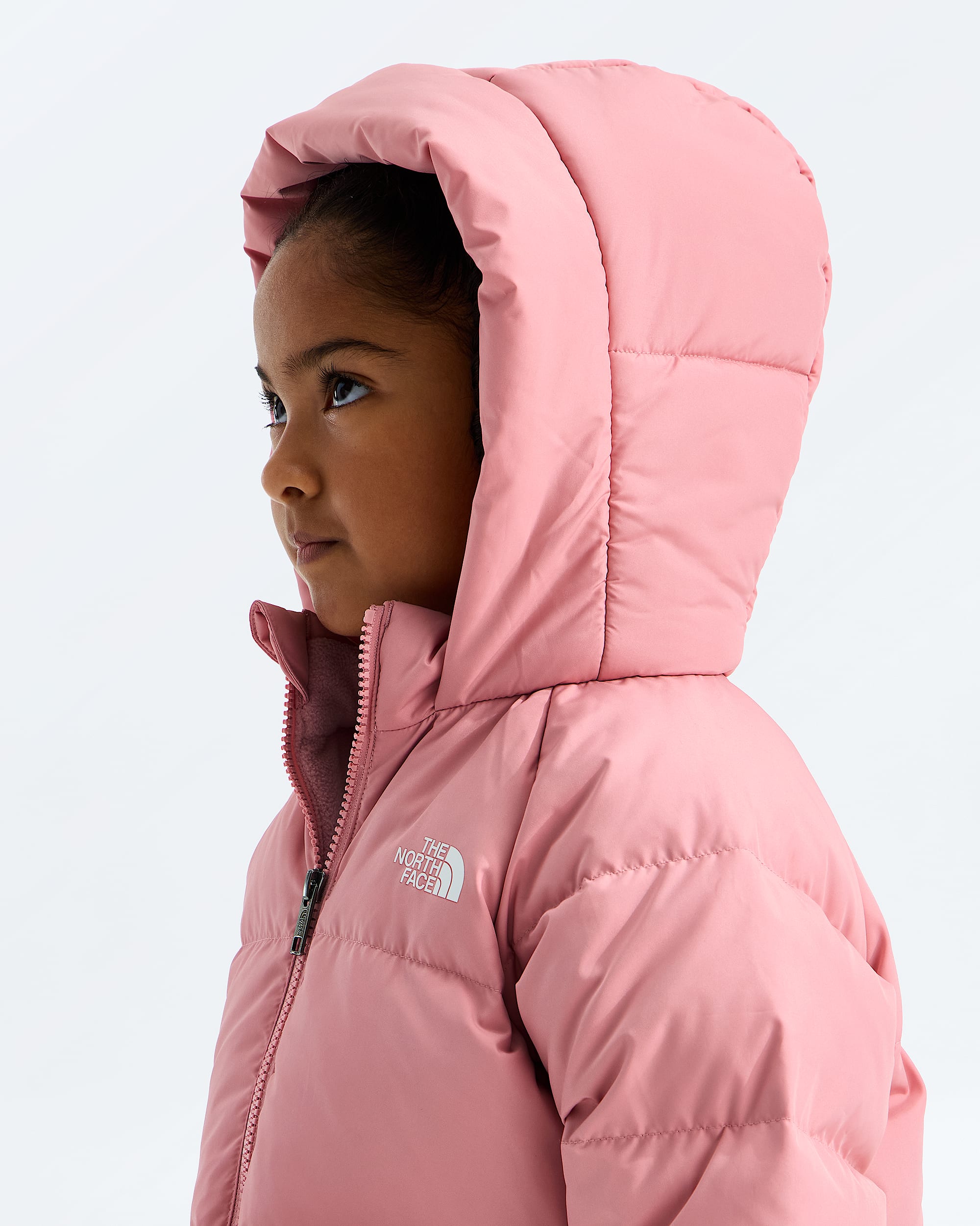 Parka double en molleton North Down pour enfants TNF MODELHOOD2