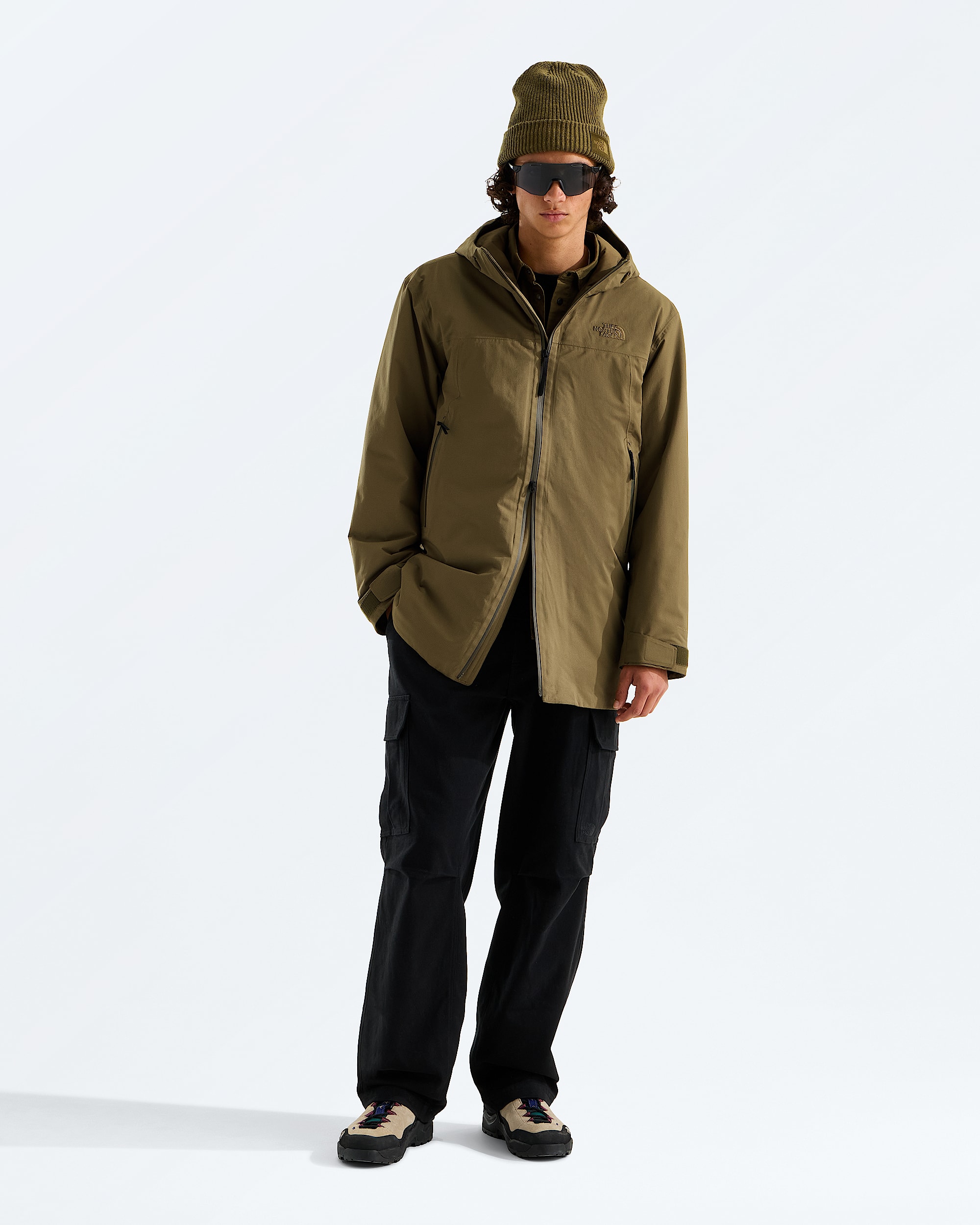 Mens TNF Range Lightweight Hooded Parka TNF HERO2