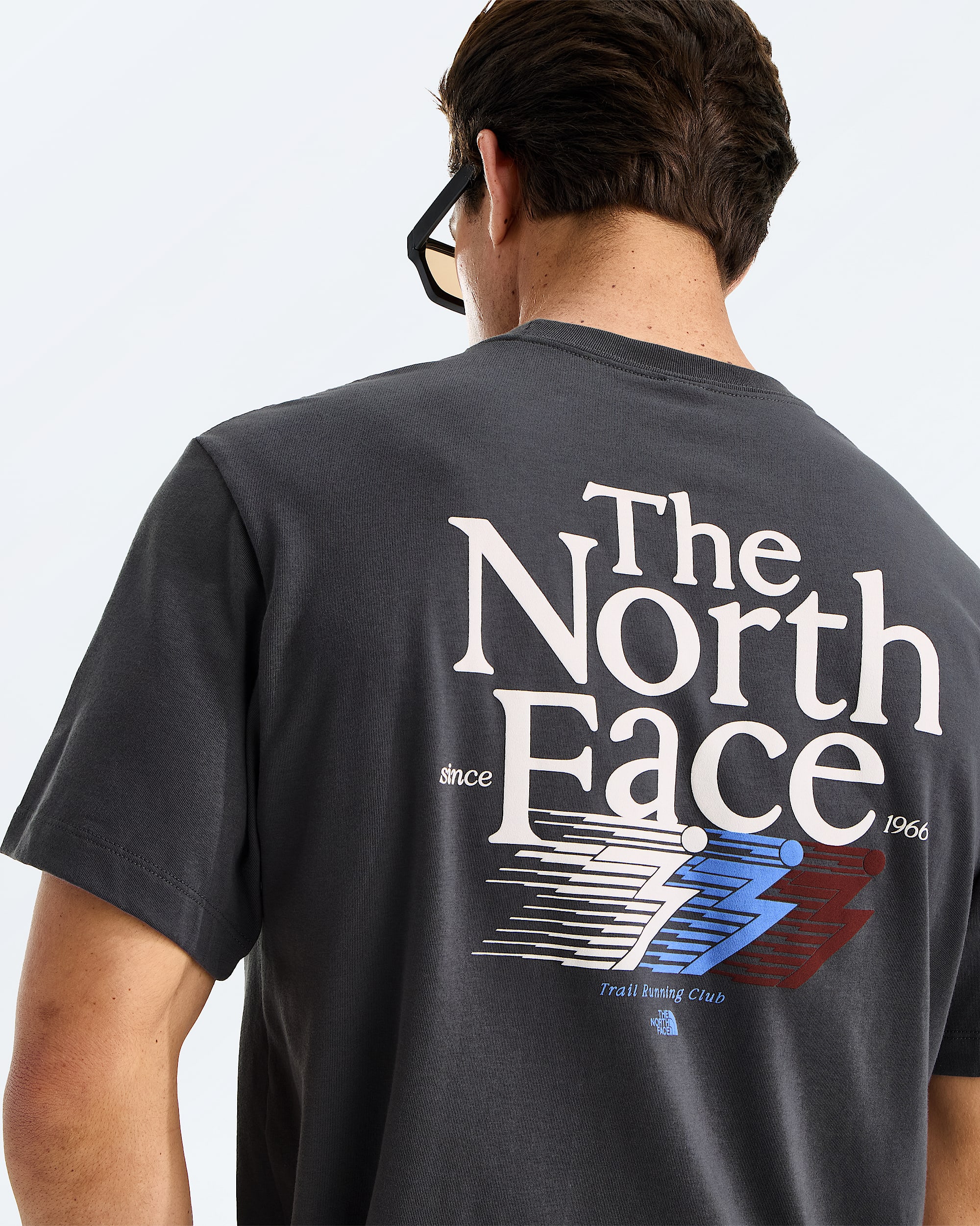 Mens Retro Trail Relaxed ShortSleeve TeeGraphic TNF HERO2