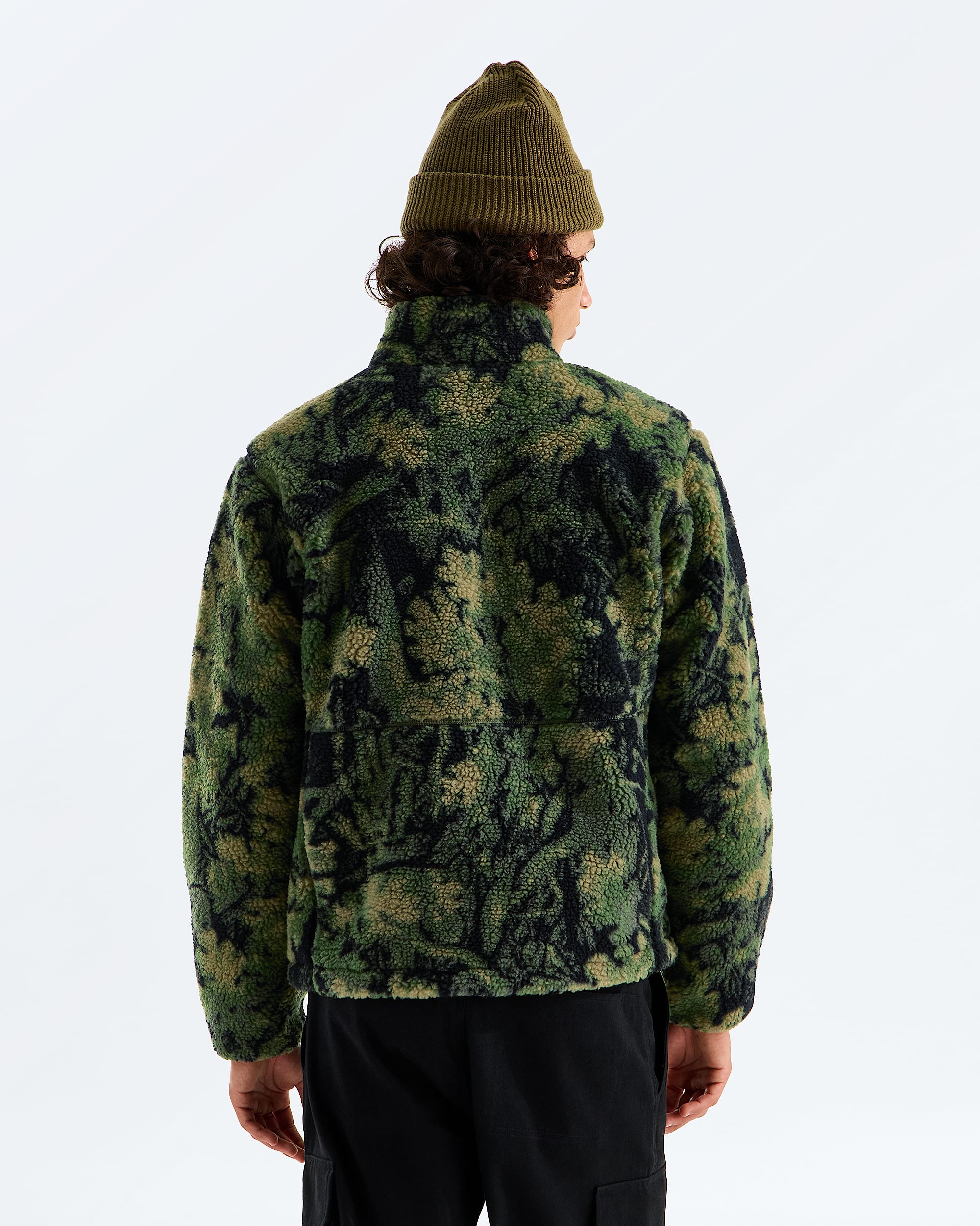 Mens Extreme Pile 2 FullZip JacketPrint TNF BACK