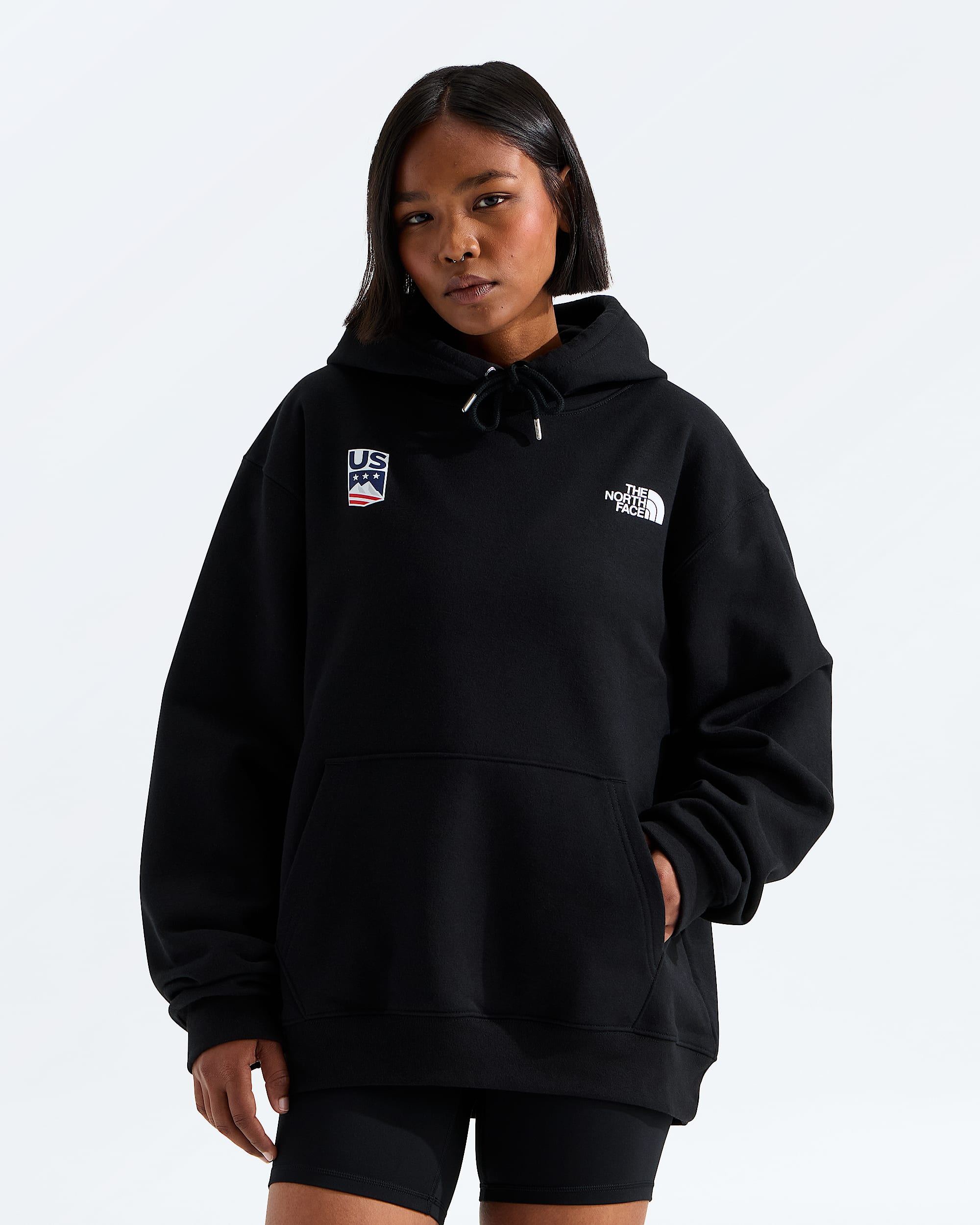 Unisex US Ski and Snowboard Relaxed Hoodie TNF HERO3