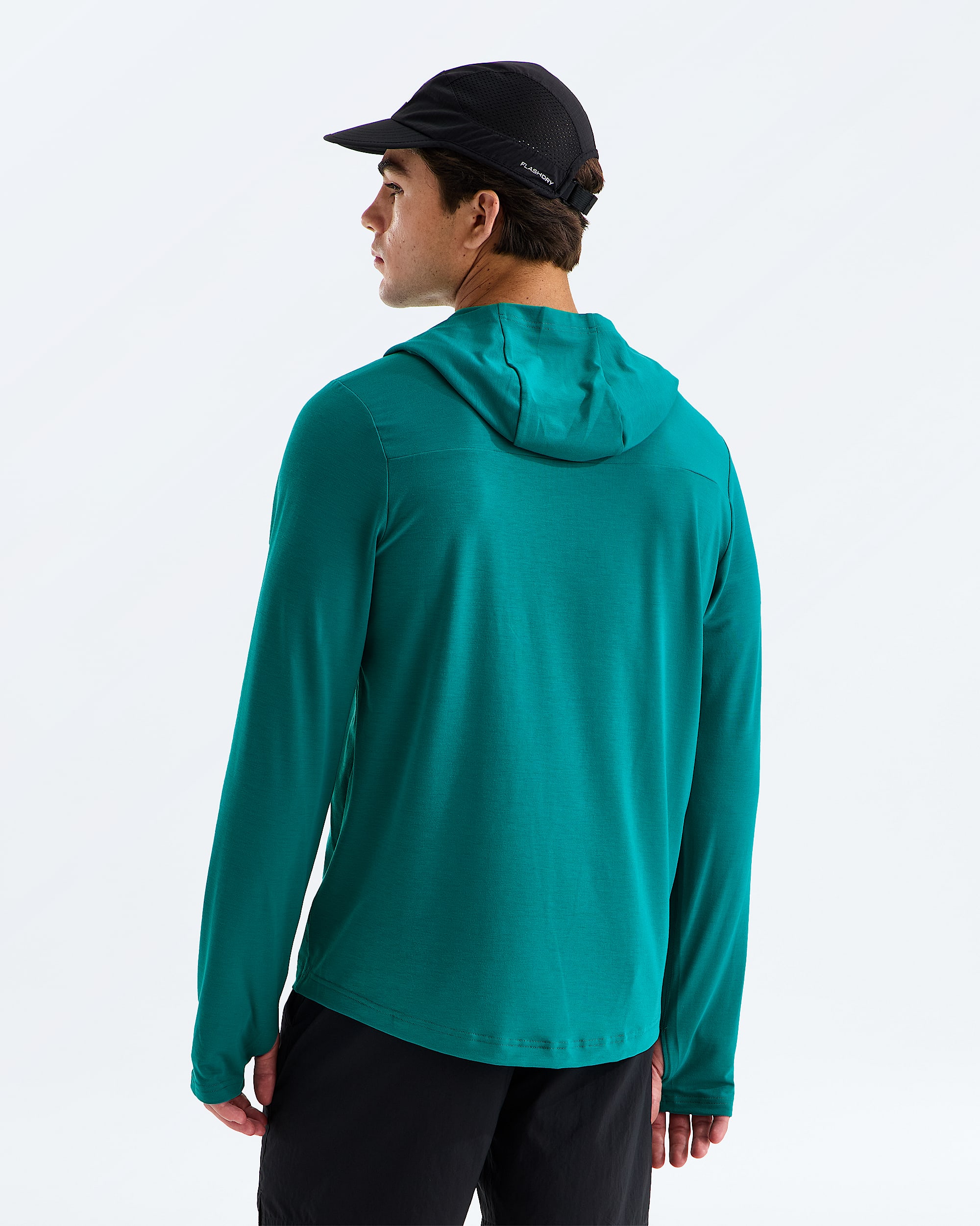 Mens Adventure Sun Hoodie TNF BACK