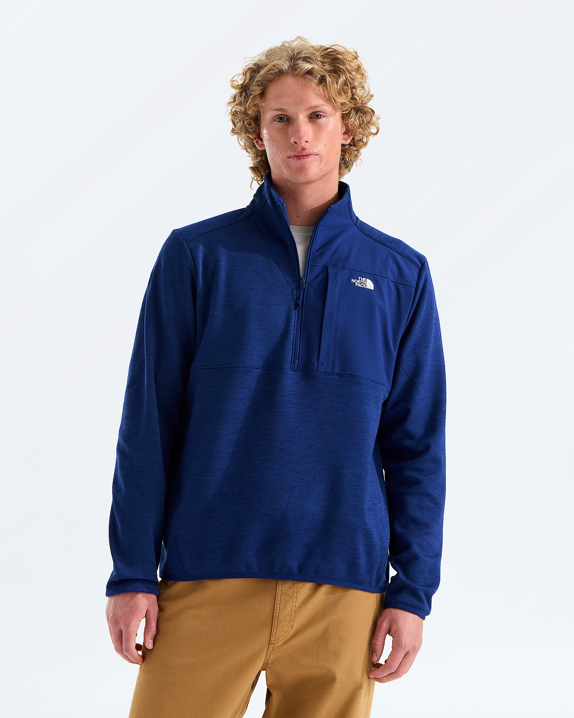 Mens TNF Performance Fleece Zip TNF Main