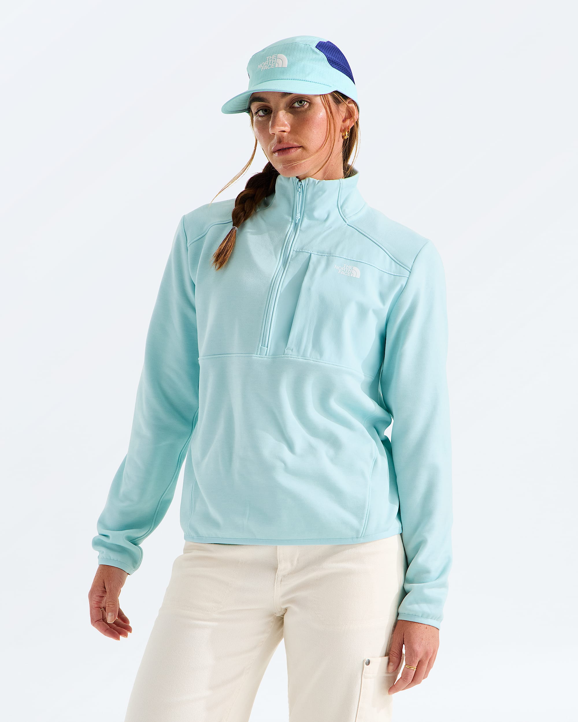 Haut en molleton TNF Performance  demiglissire pour femmes TNF HERO