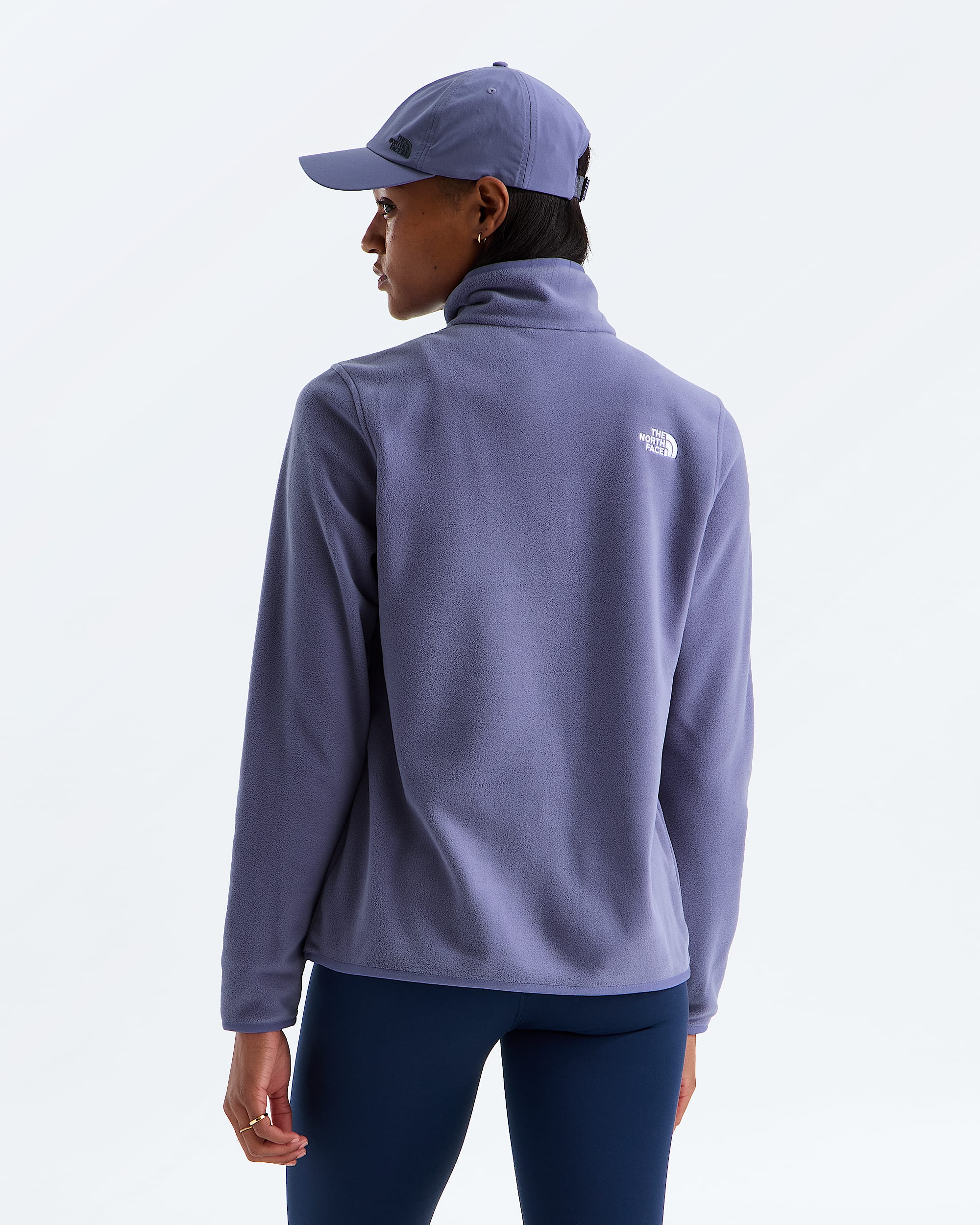 Womens Glacier Fleece Zip Jacket TNF BACK