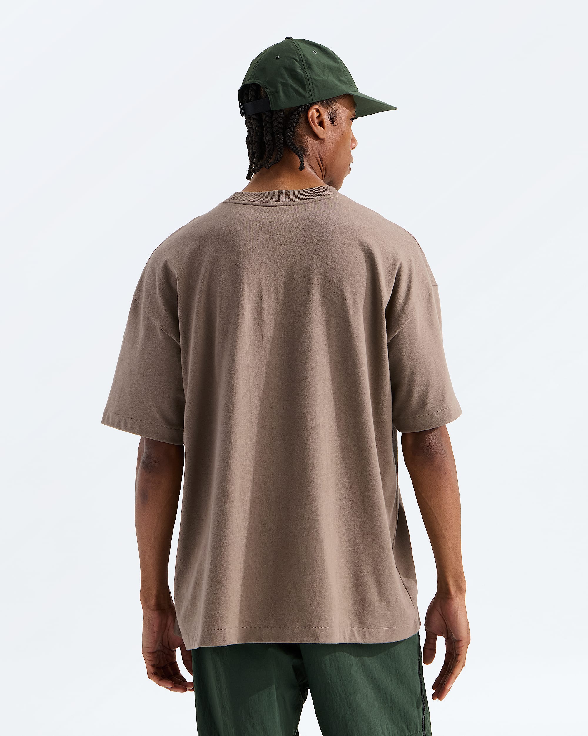 Mens TNF Red Box ShortSleeve Tee TNF BACK