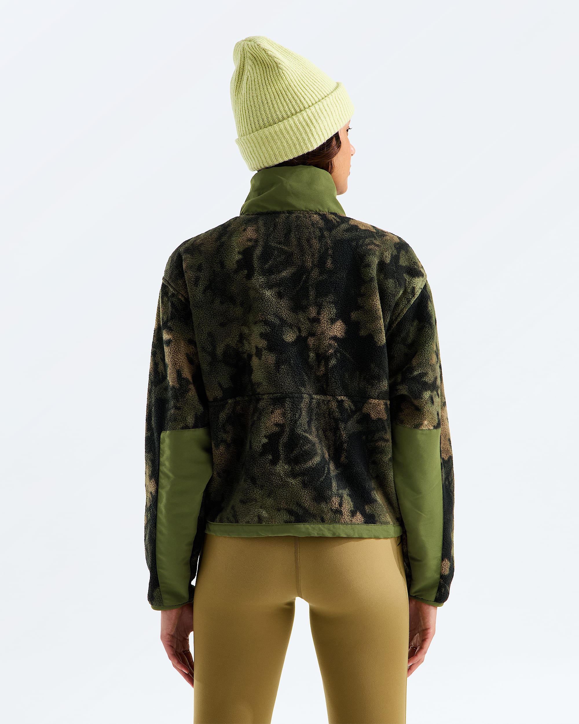 Womens Yumiori Off Peak Zip JacketPrint TNF BACK