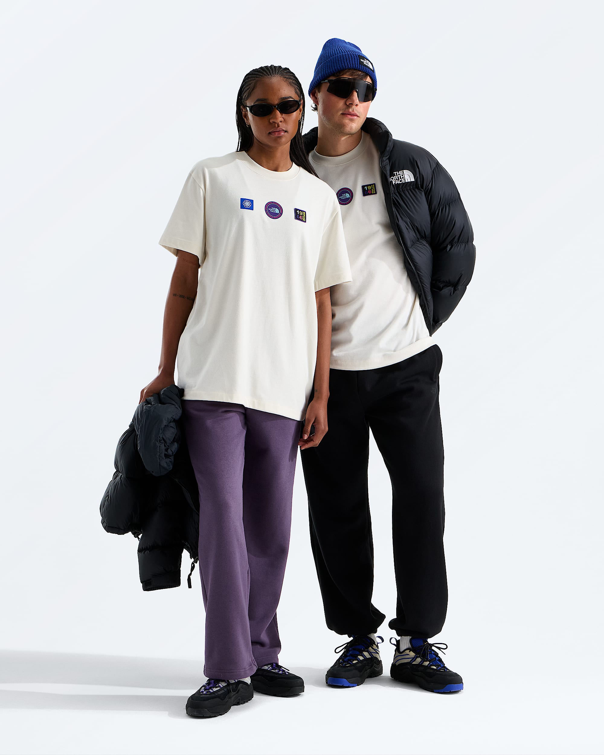 Unisex Explorer Badges Relaxed ShortSleeve TeeGraphic TNF HERO