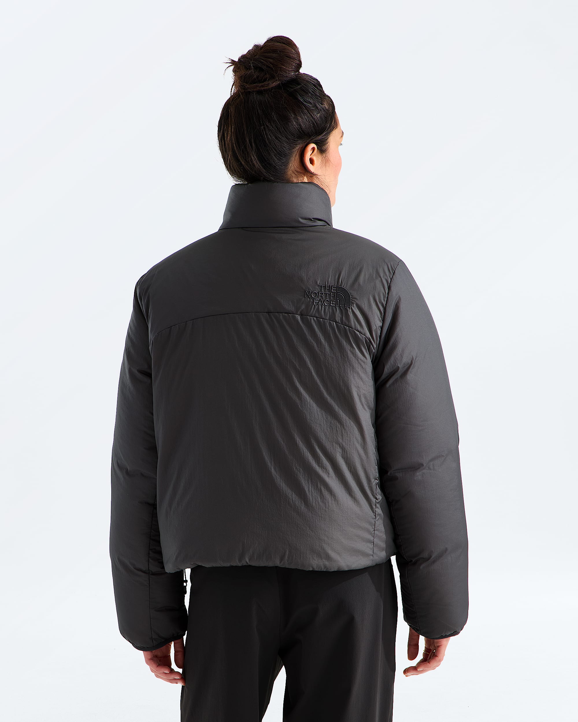 Womens Pertex Nuptse Reversible Jacket TNF BACK
