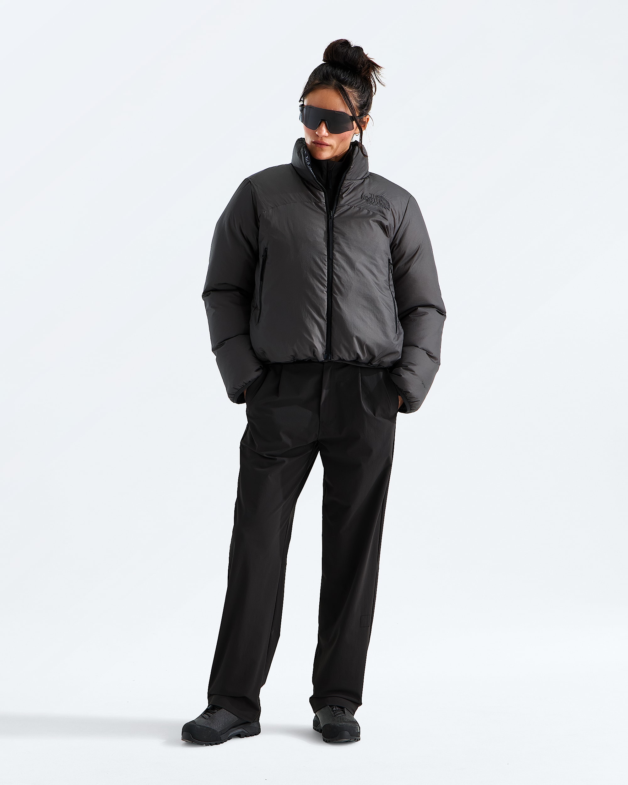 Womens Pertex Nuptse Reversible Jacket TNF HERO2