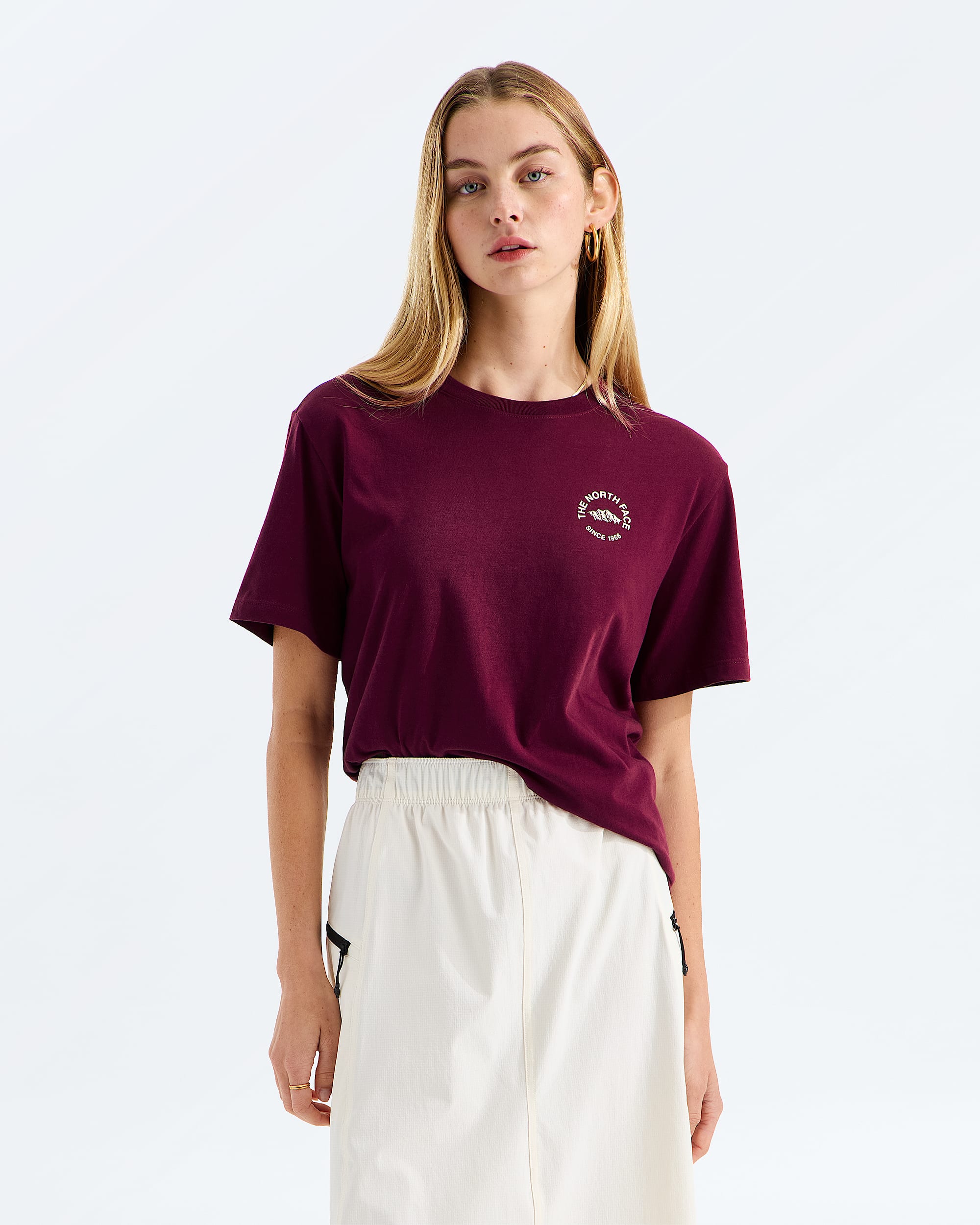 Womens Evolution TNF NSE Relaxed ShortSleeve Tee TNF Main
