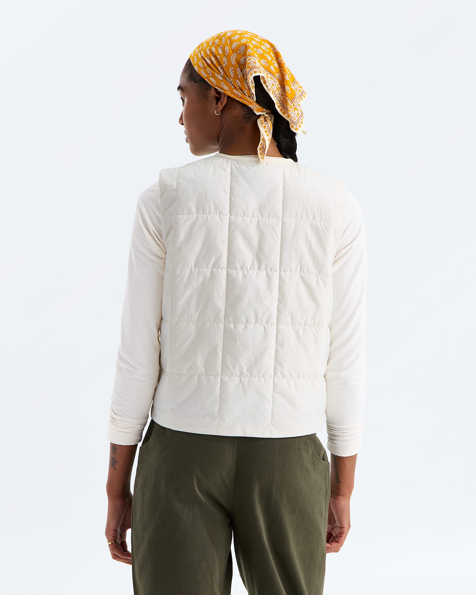 Womens Lhotse LT Insulated Vest TNF BACK